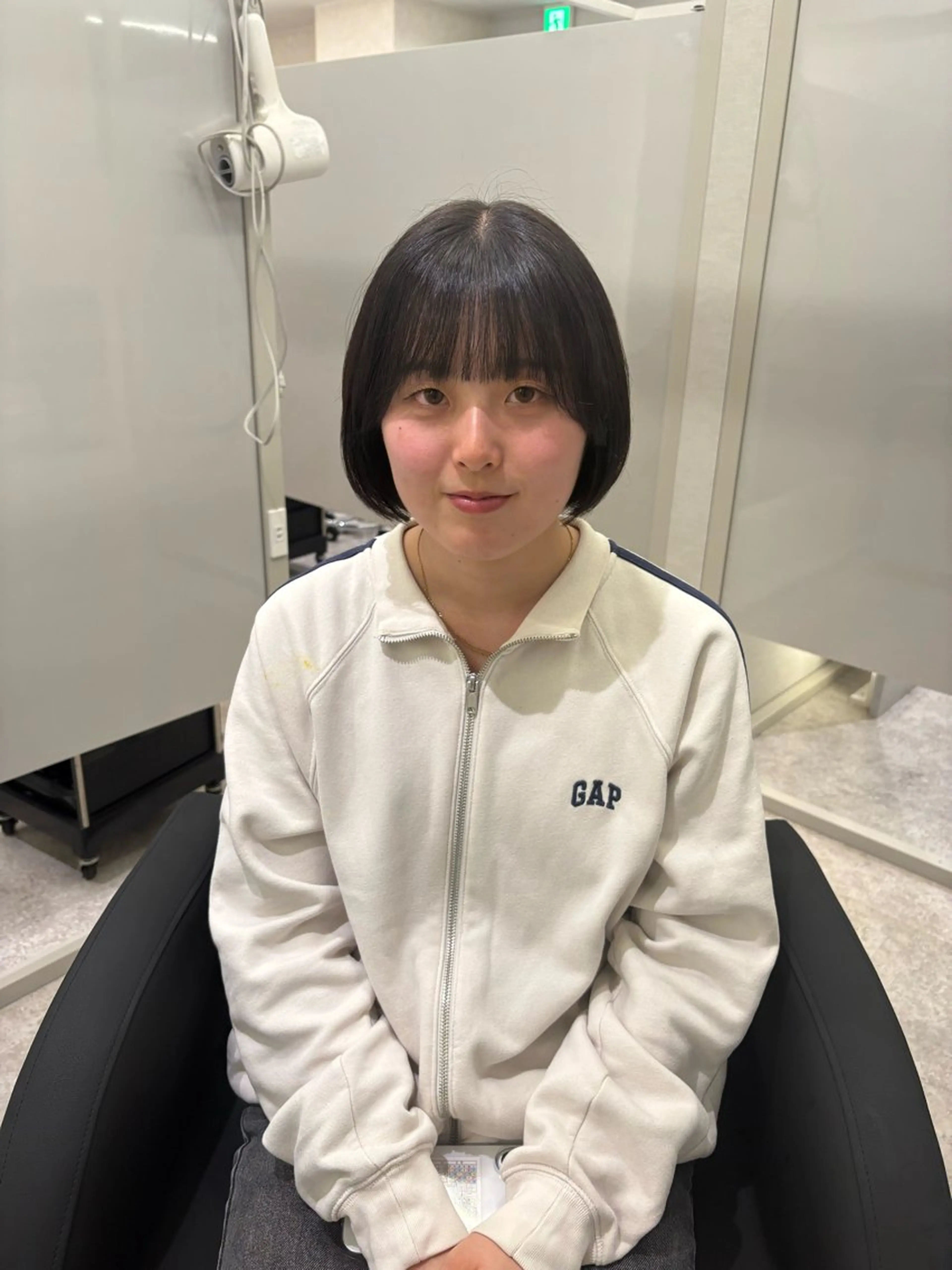 ショート ヘアカラー よしえ /心斎橋美容室のヘアスタイル