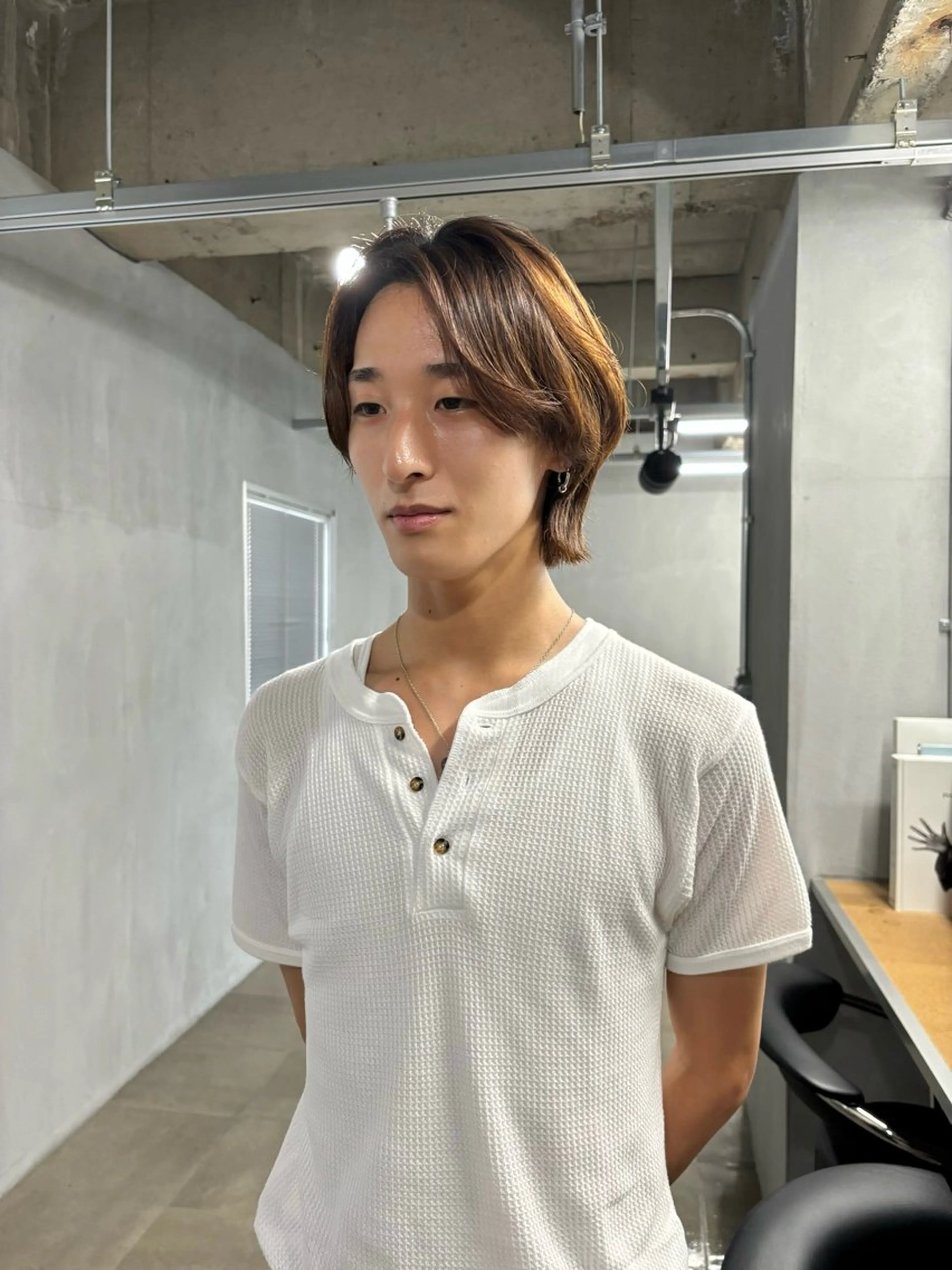 ショート カラー パーマ メンズ カット ヘアカラー メンズ/ダブルカラー /パーマ/来栖慧💈のヘアスタイル