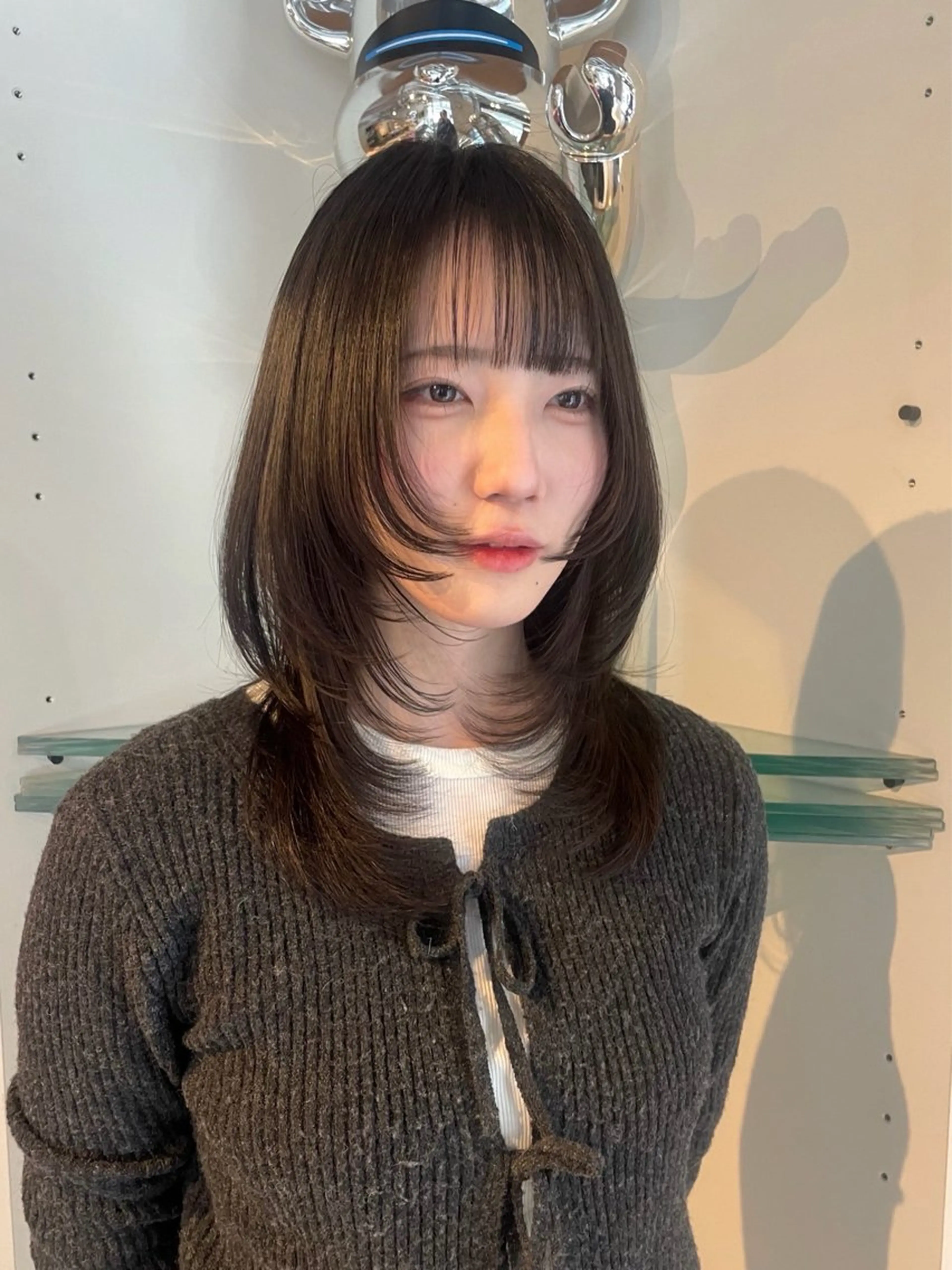 セミロング CHIHIRO メリケンビューティーのヘアスタイル