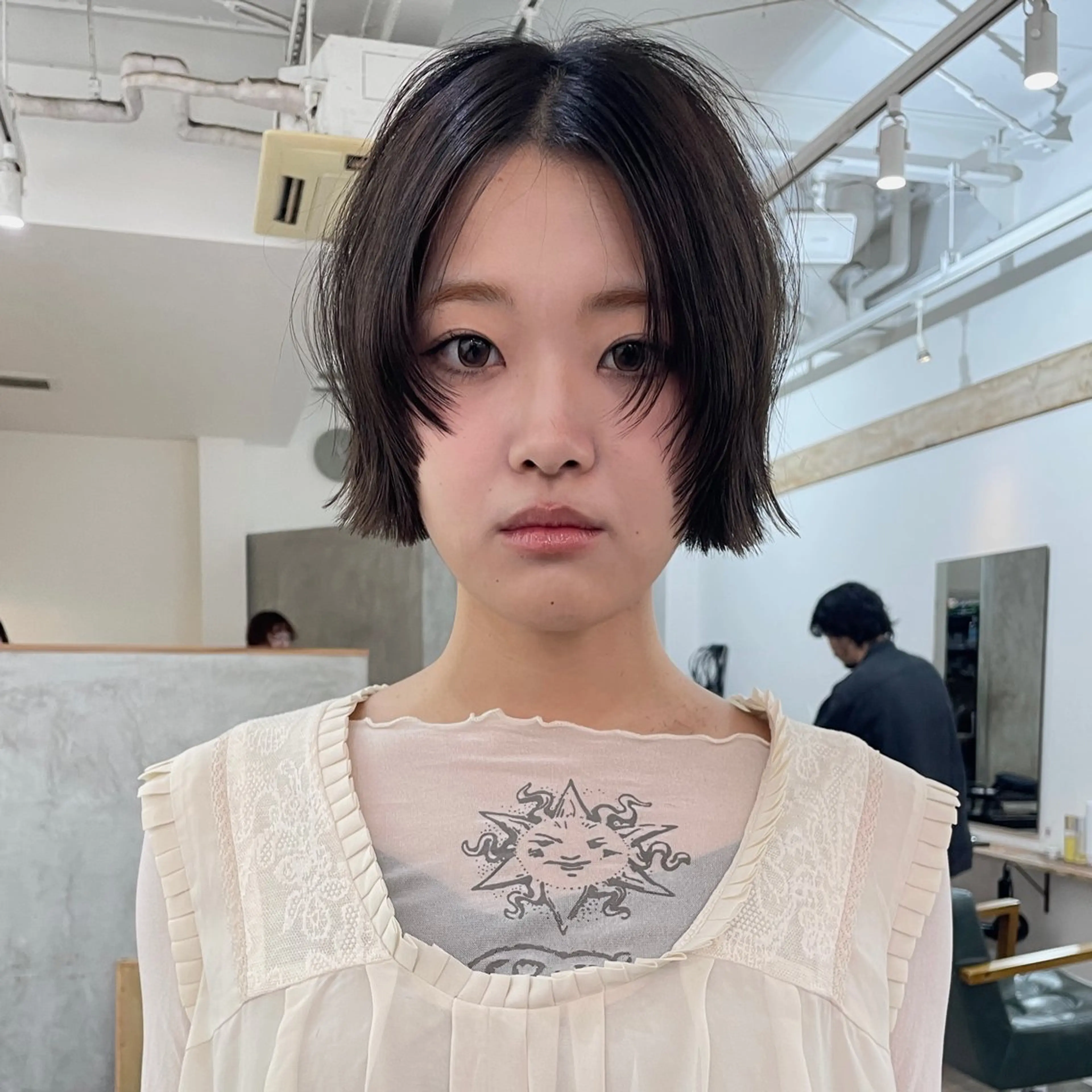 ショート カット トリートメント 野村矩樂/パーマ /縮毛矯正のヘアスタイル