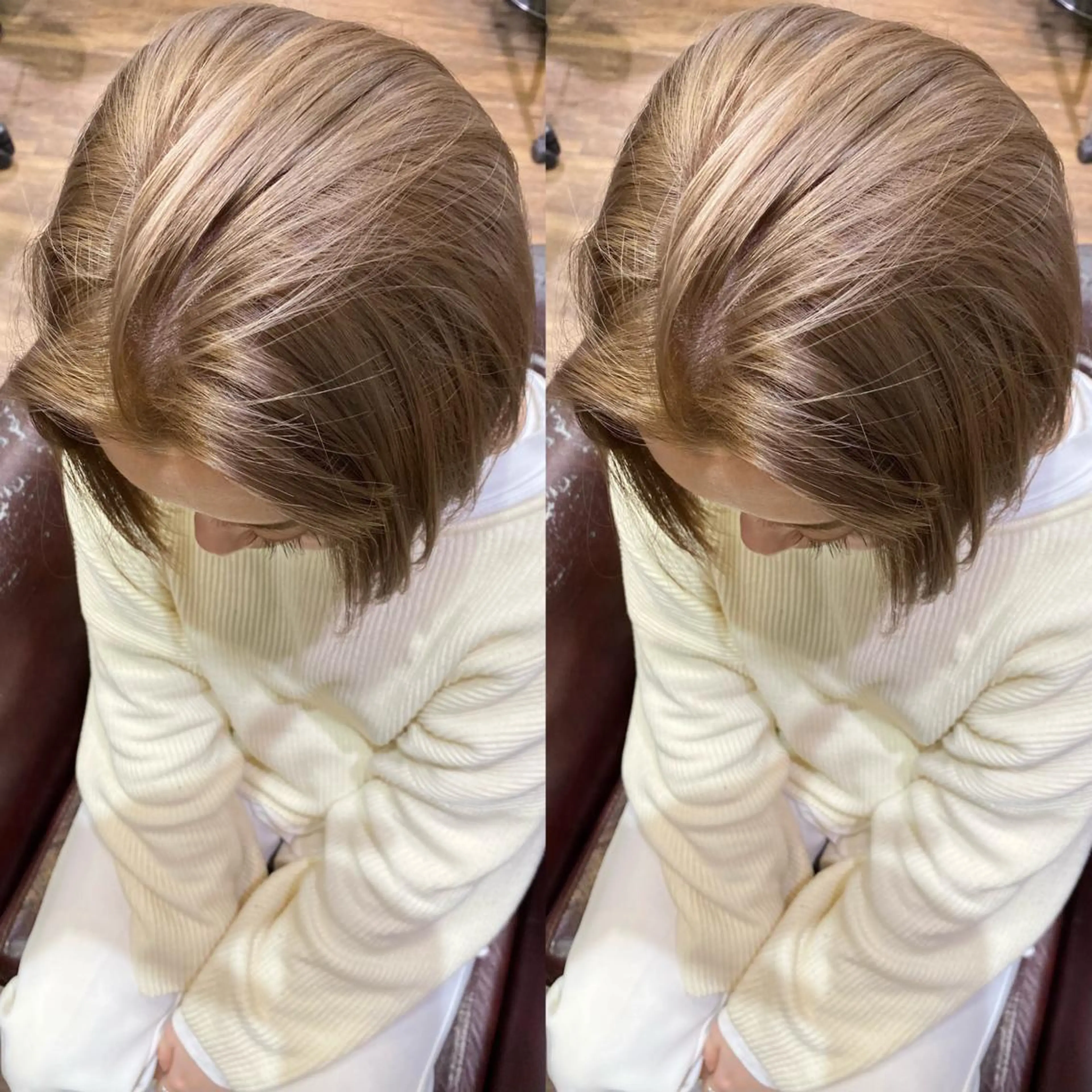 ショート カラー ⭐️横浜ブリーチ特化 美容師　堤涼⭐️のヘアスタイル