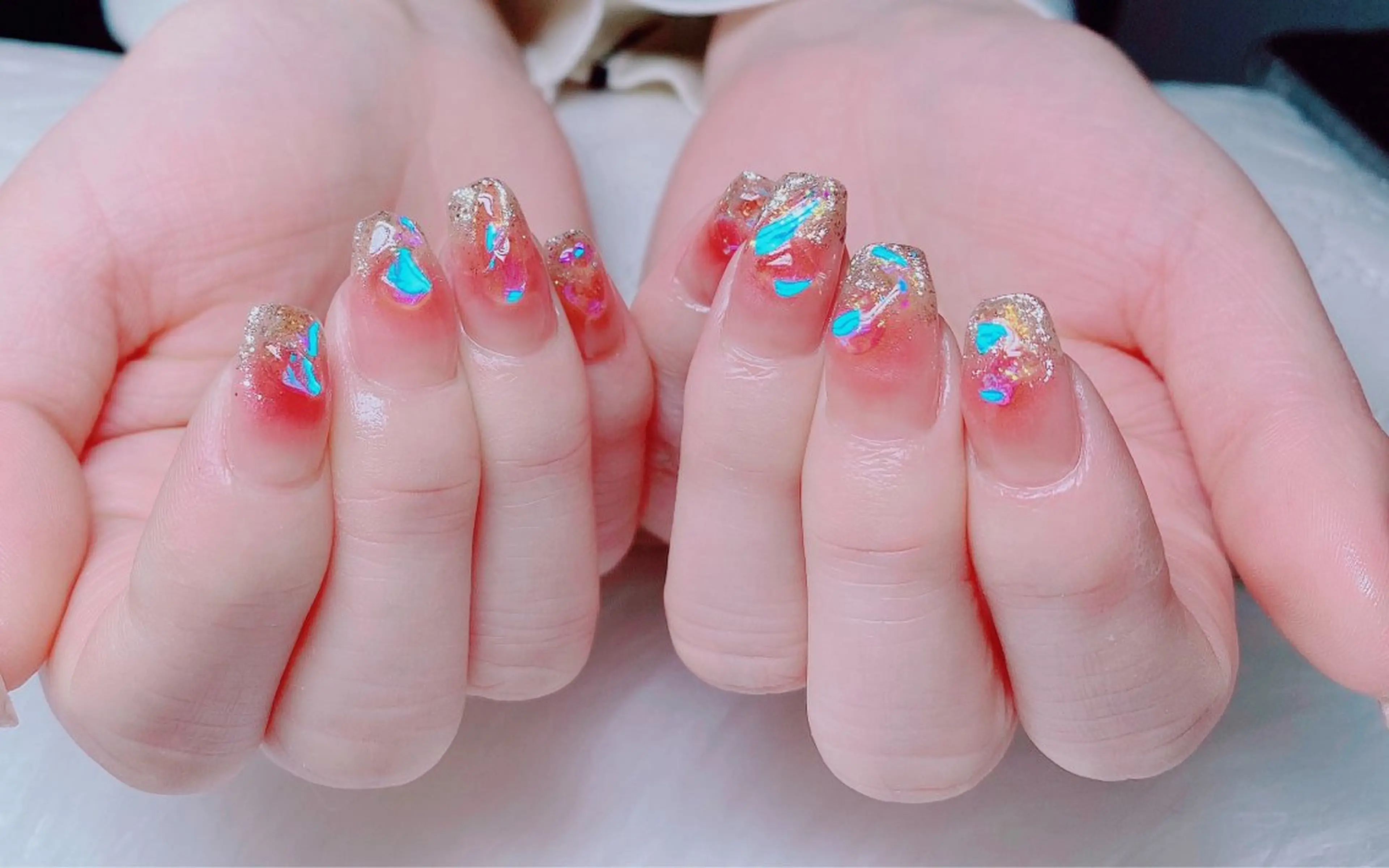 ネイル 長さ出し フットネイル ジェルネイル 韓国ネイル マグネットネイル Nail Annのネイルデザイン
