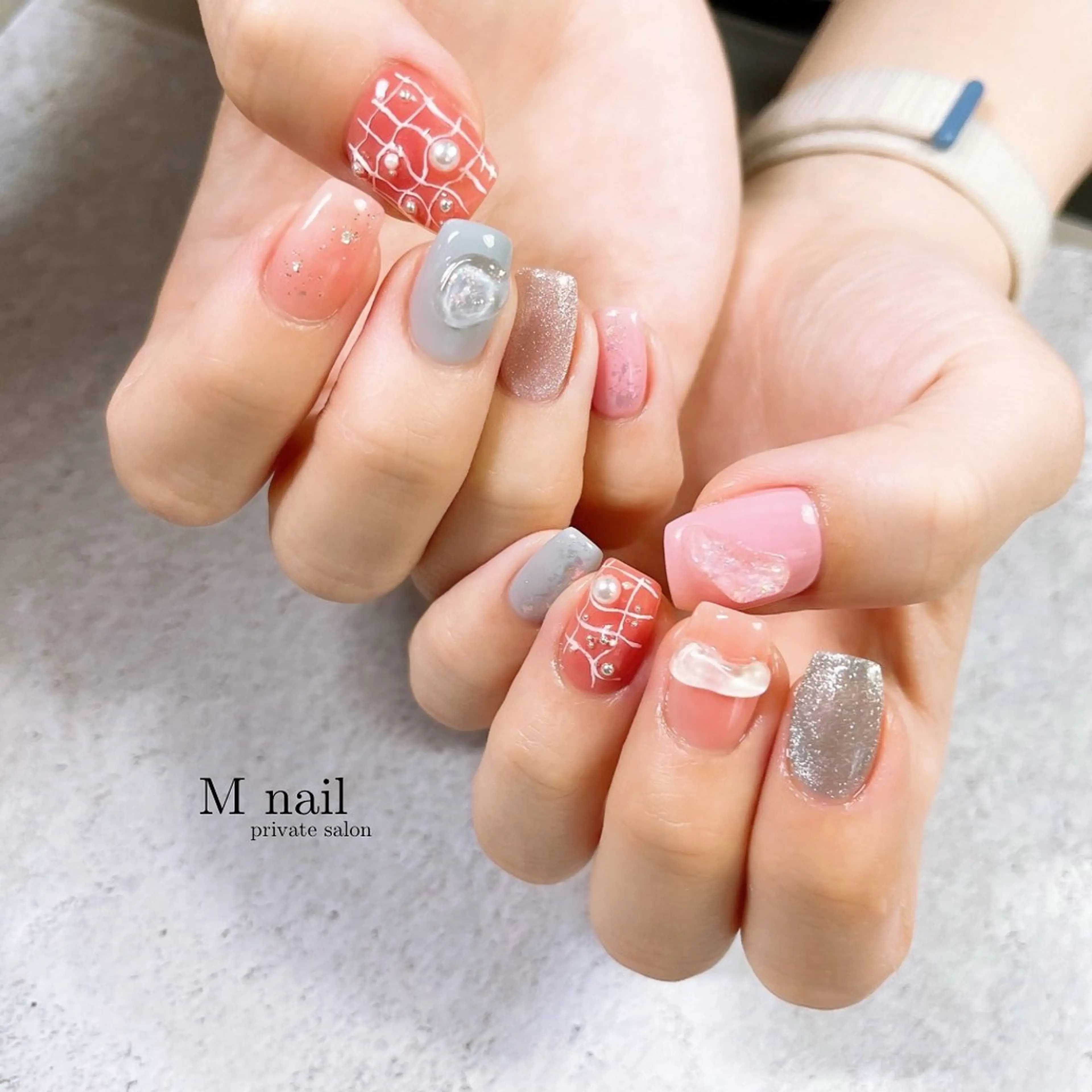 ネイル ハンドネイル M　nail所属・M nailのネイルデザイン