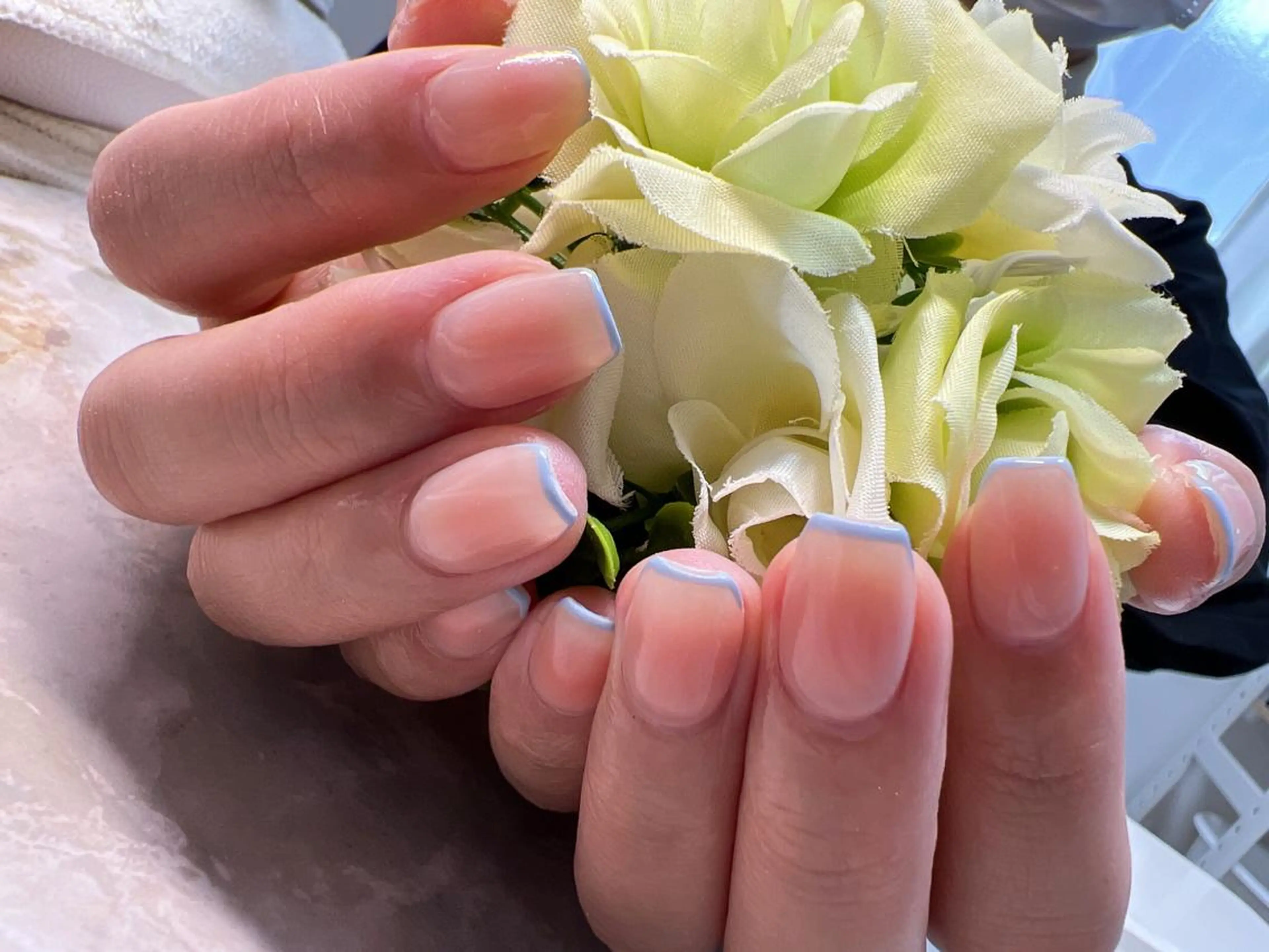 ネイル チークネイル フレンチネイル coco nailのネイルデザイン