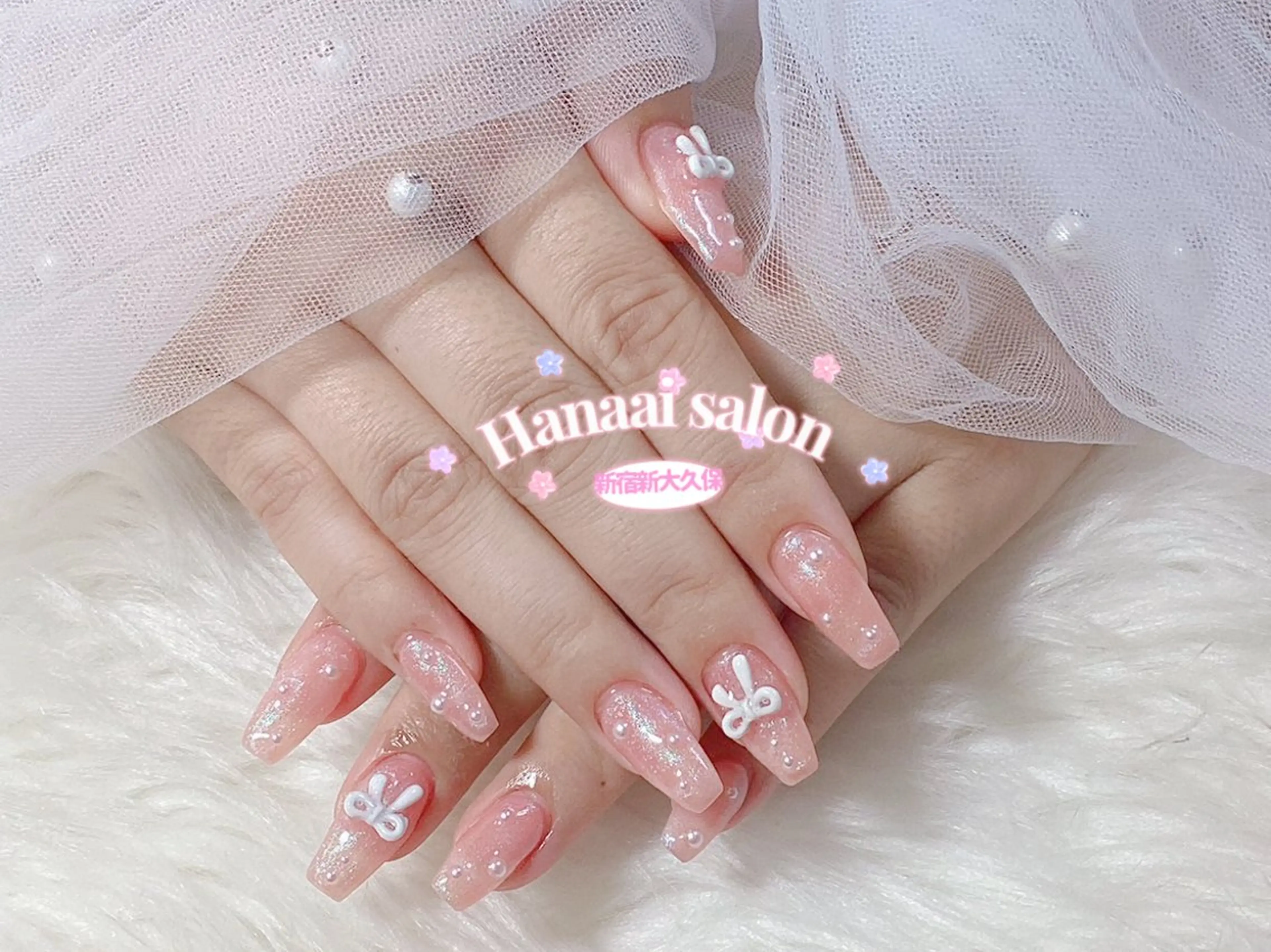 ミディアム ハンドネイル Hanaai Salon新宿店のネイルデザイン