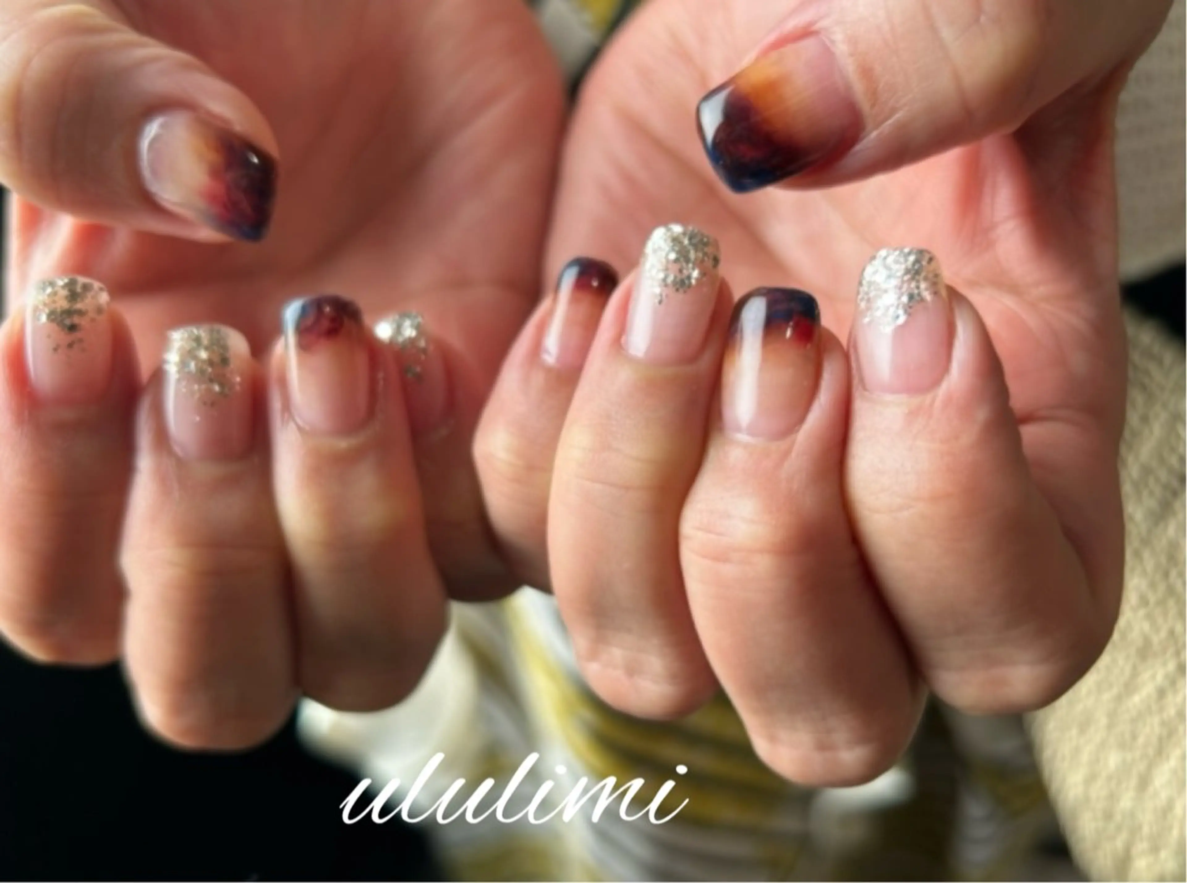 ネイル ニュアンスネイル ululimi nailsalonのネイルデザイン