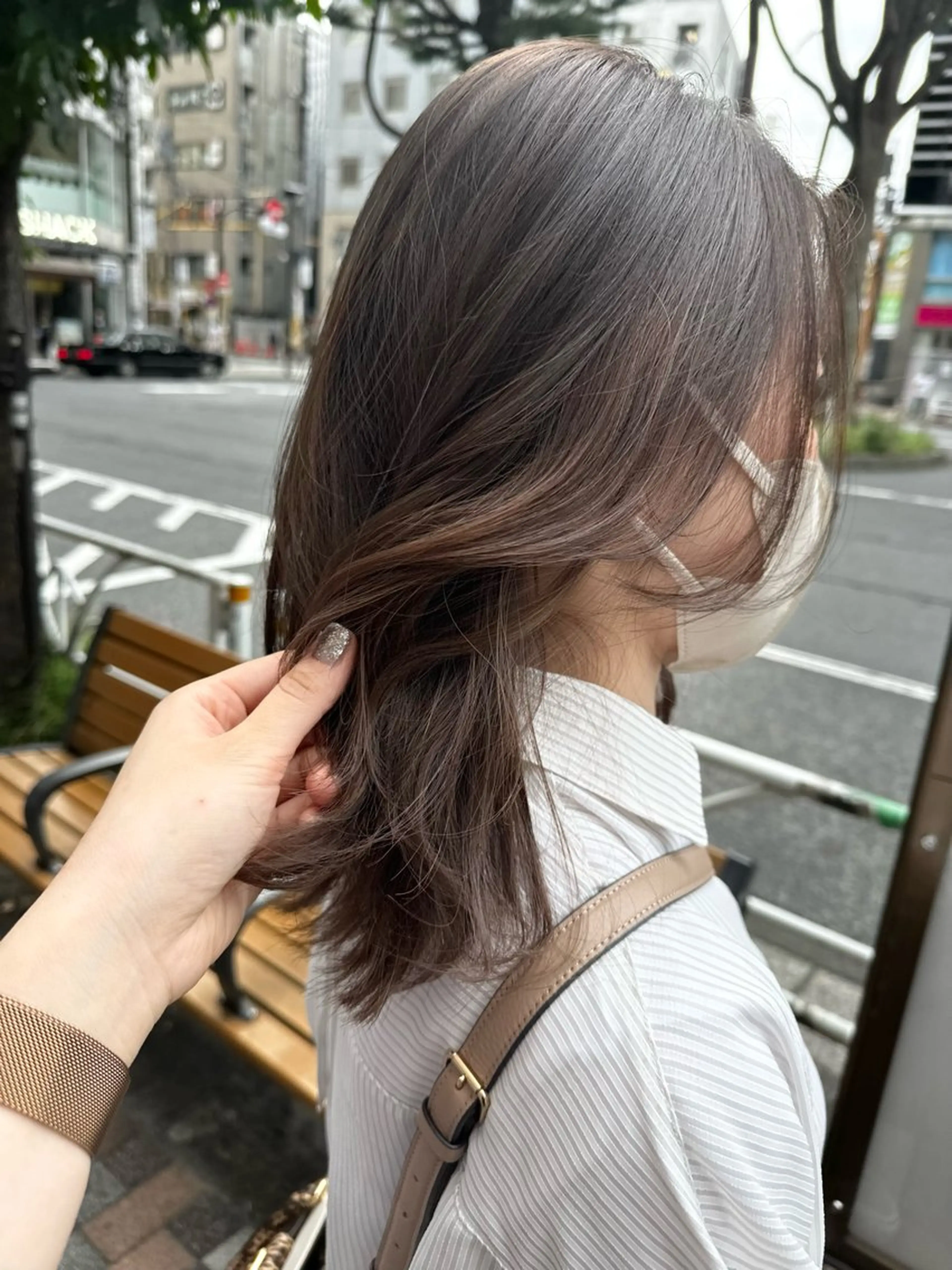 ミディアム TONI&GUY   EBISU所属・星野 菜月のヘアスタイル