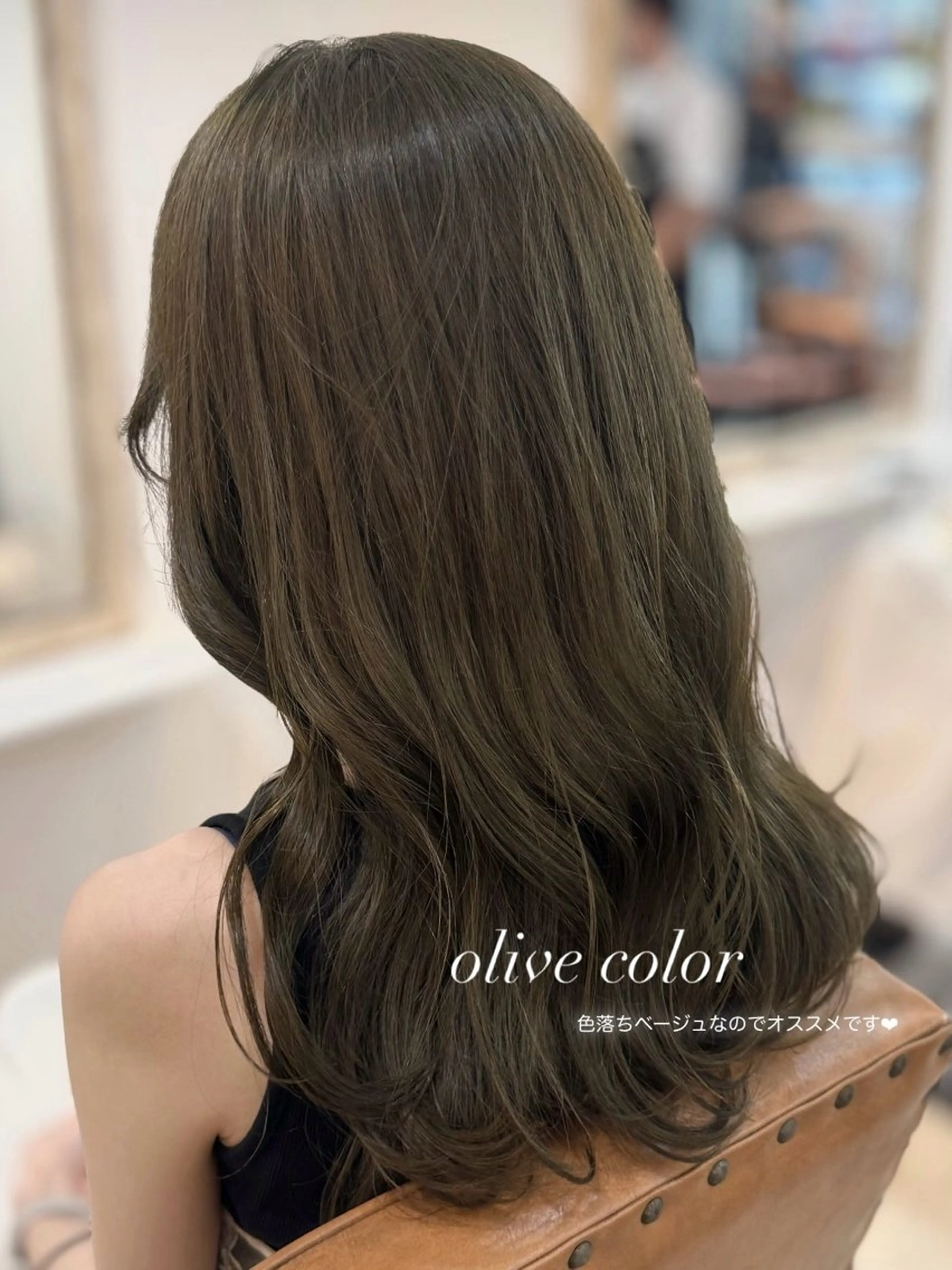 ロング カラー カット ヘアカラー トリートメント mareka/顔周り /透明感カラー🤍のヘアスタイル