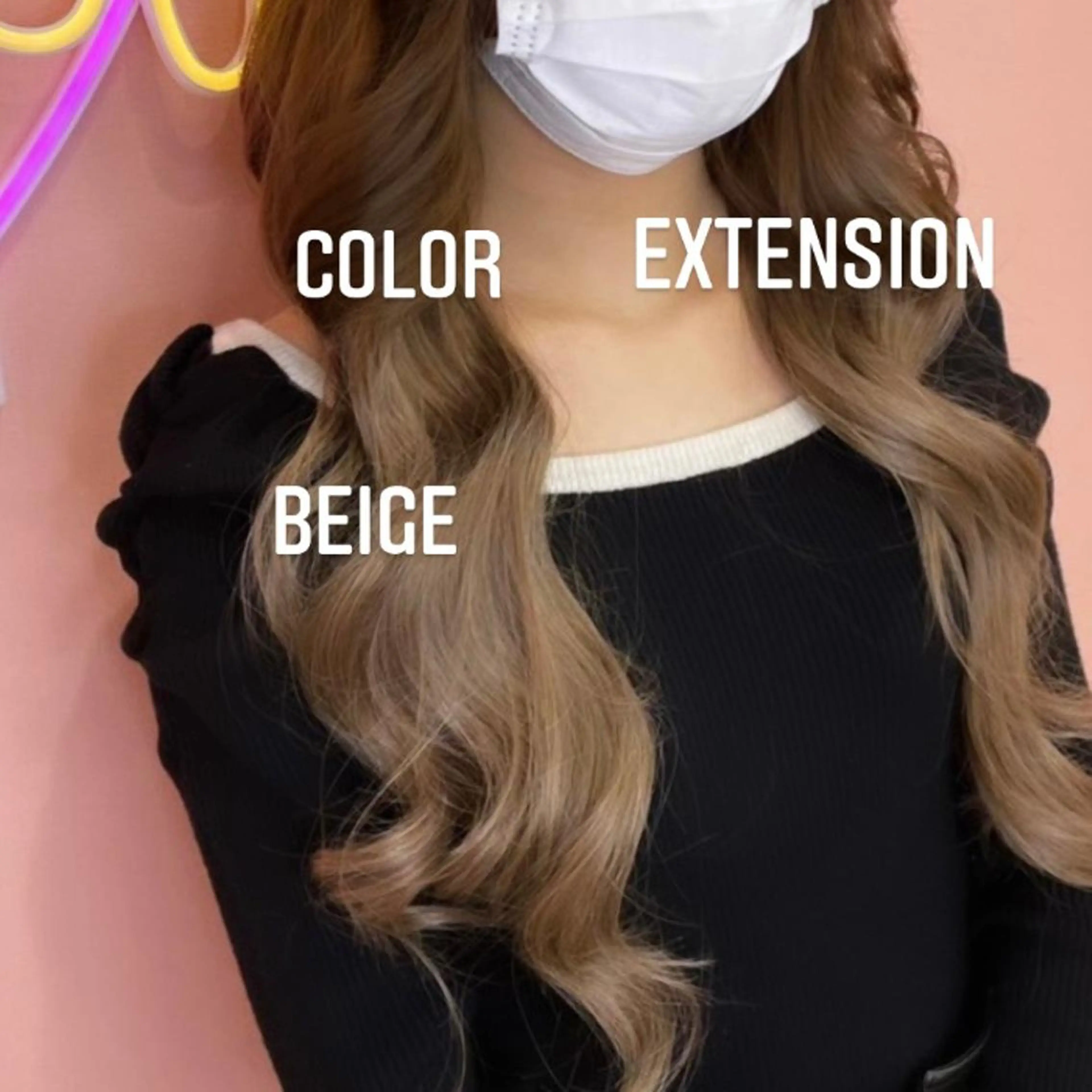 ロング カラー ヘアカラー エクステ エクステ🩵ブリーチ 韓国ヘア🩵KAEのヘアスタイル