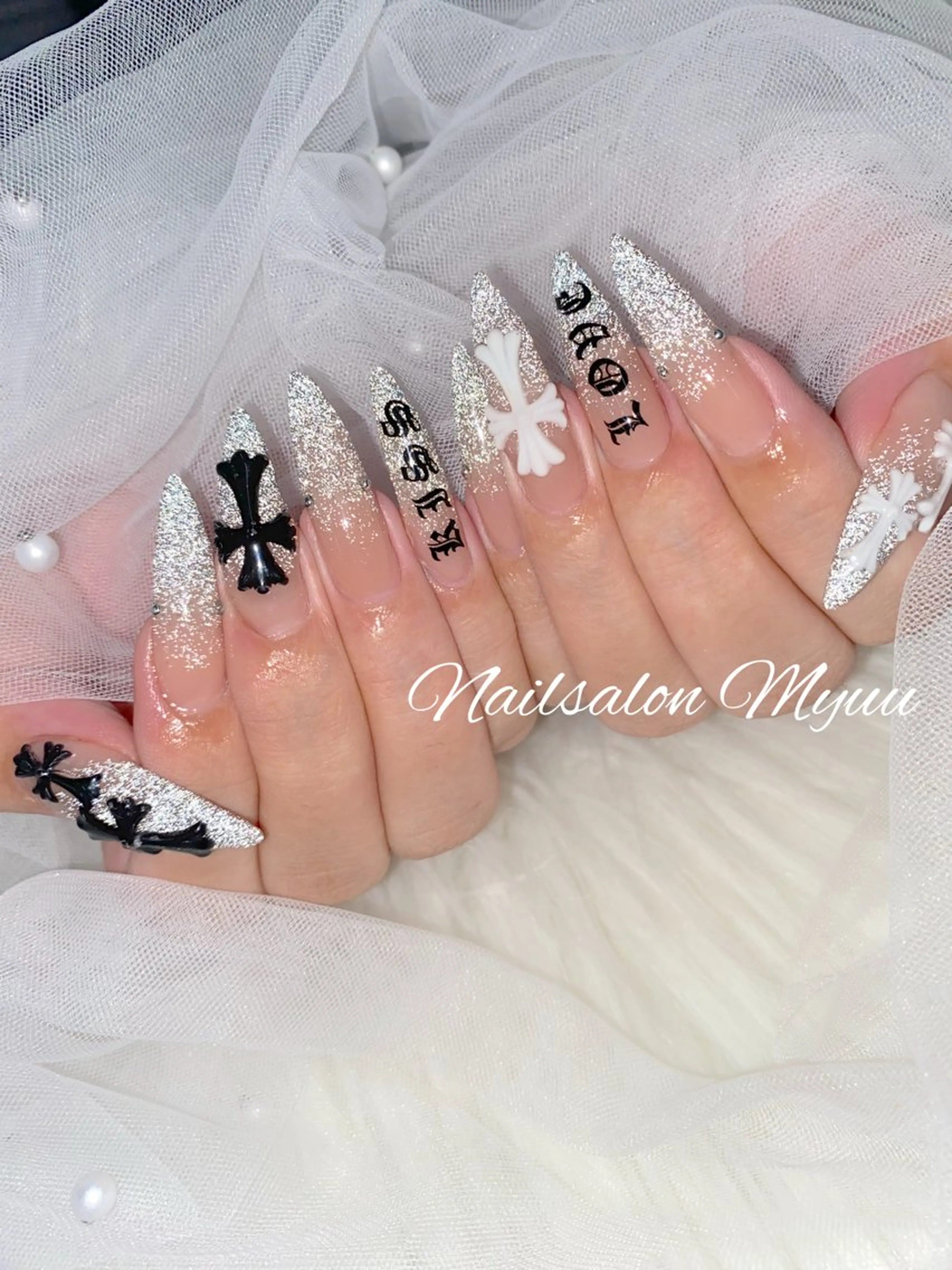 ネイル フラッシュネイル ハンドネイル Nailsalon Myuu笠原のネイルデザイン