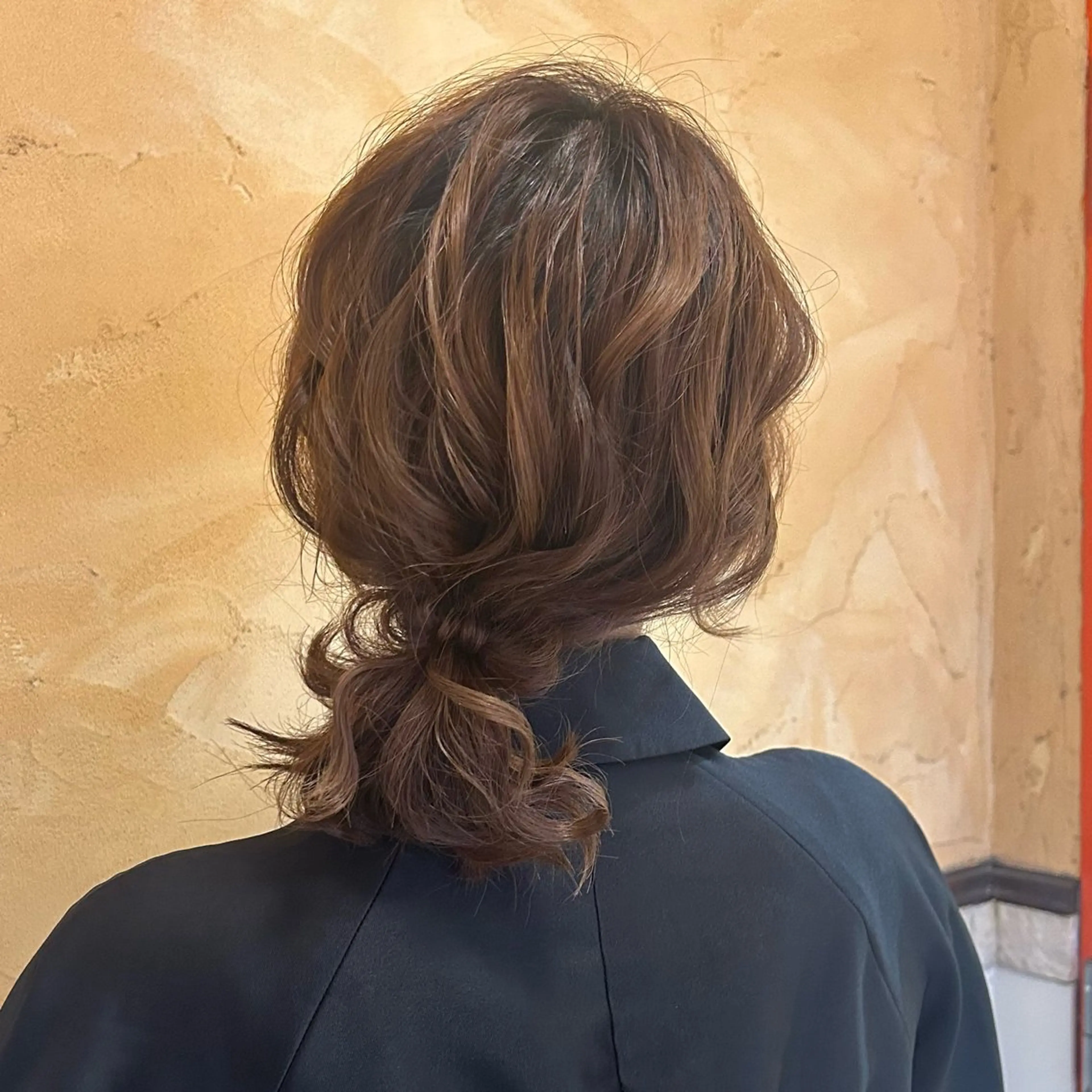 ショート ボブ くびれヘア 顔周りカット 韓国風ヘア レイヤーカット ブリーチなしベージュ /ヘアセット/ミユのヘアスタイル