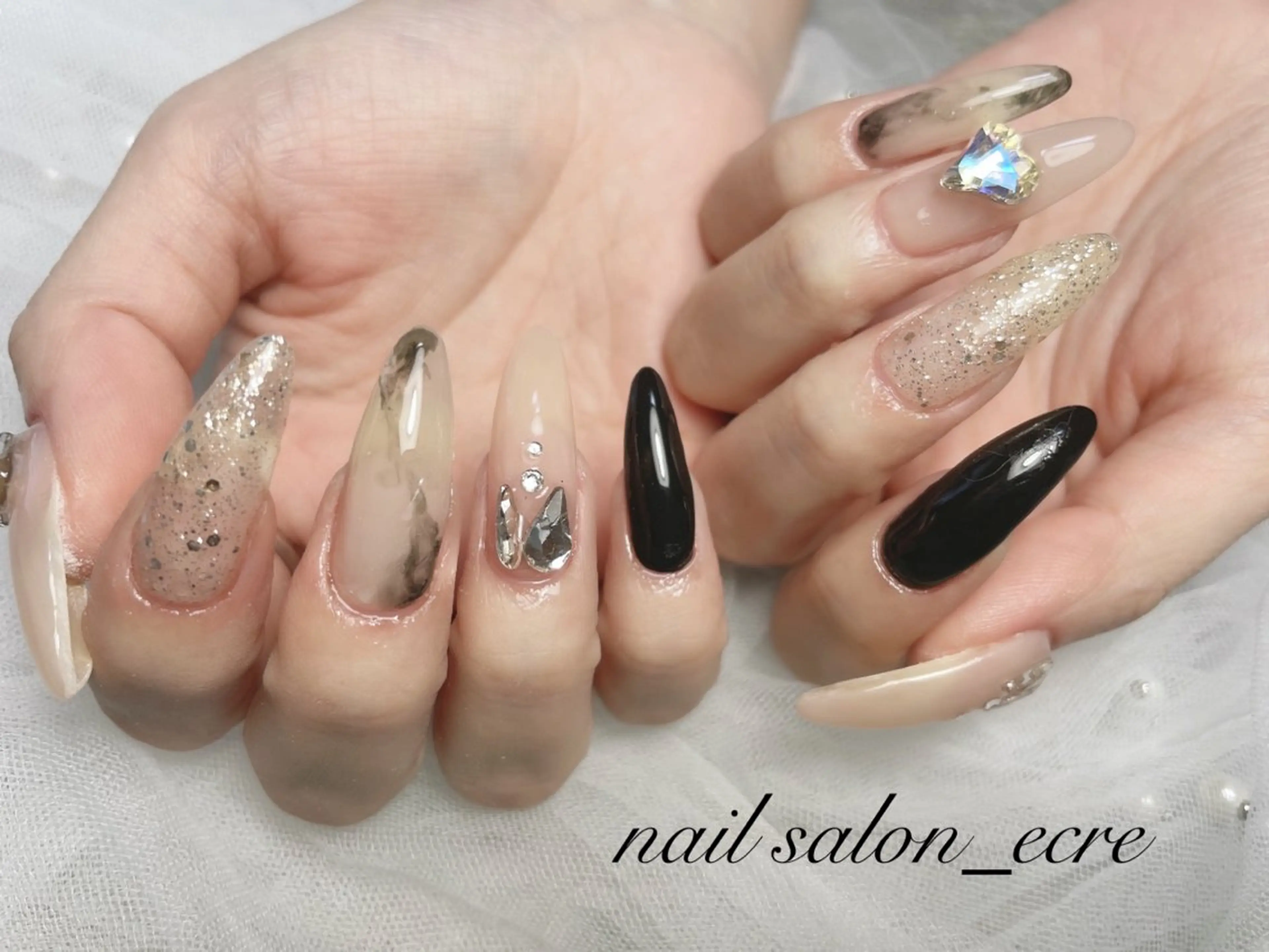 ネイル ニュアンスネイル nail salon _ecre_のネイルデザイン