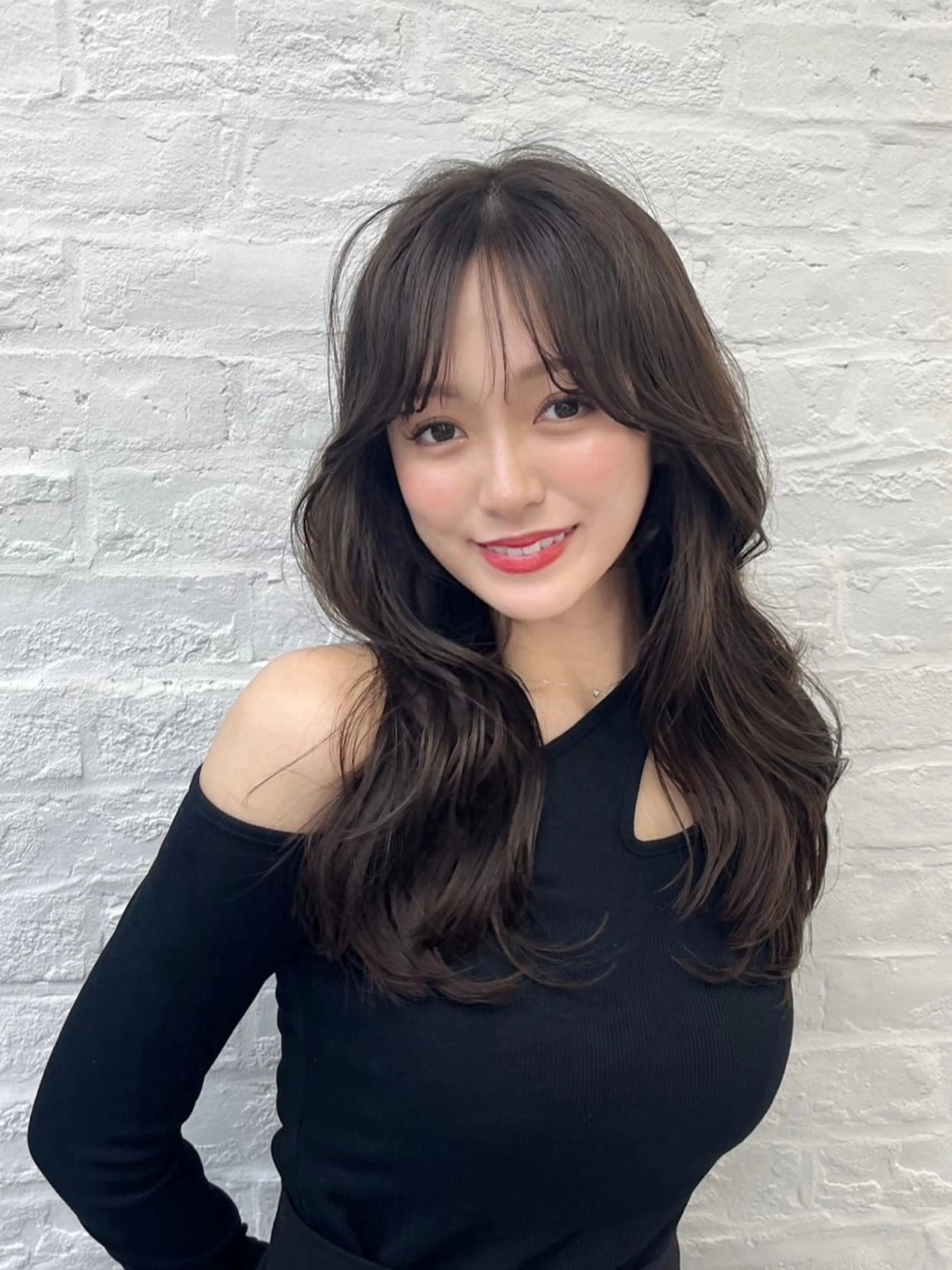 セミロング カラー パーマ ヘアアレンジ メンズ メンズ韓国風 イルミナカラー 髪質改善 韓国風ヘア レイヤーカット 韓国ヘア×2way 🇰🇷和知拓郎のヘアスタイル