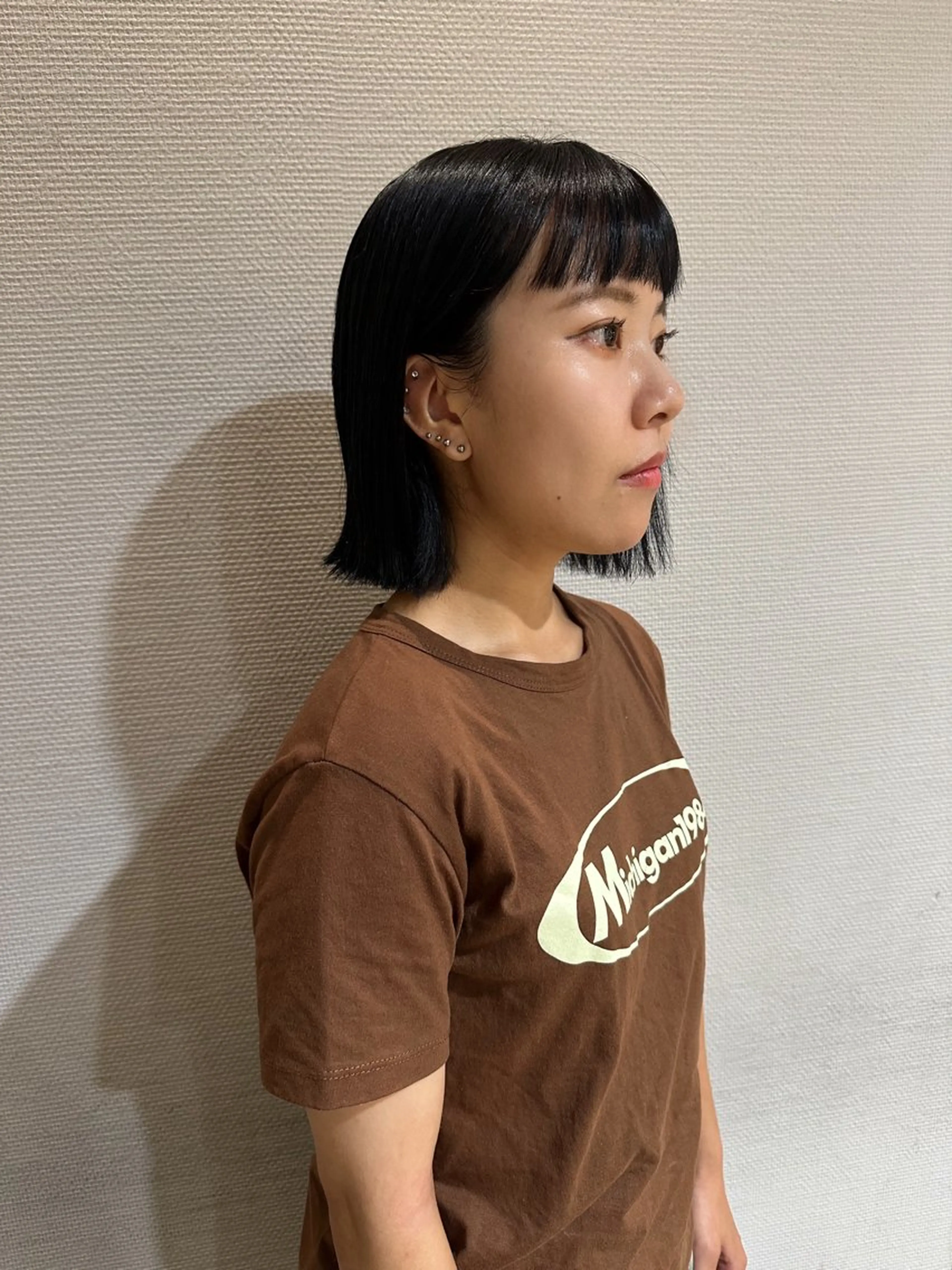 ミディアム カラー カット ヘアカラー トリートメント 塩澤 榛奈のヘアスタイル