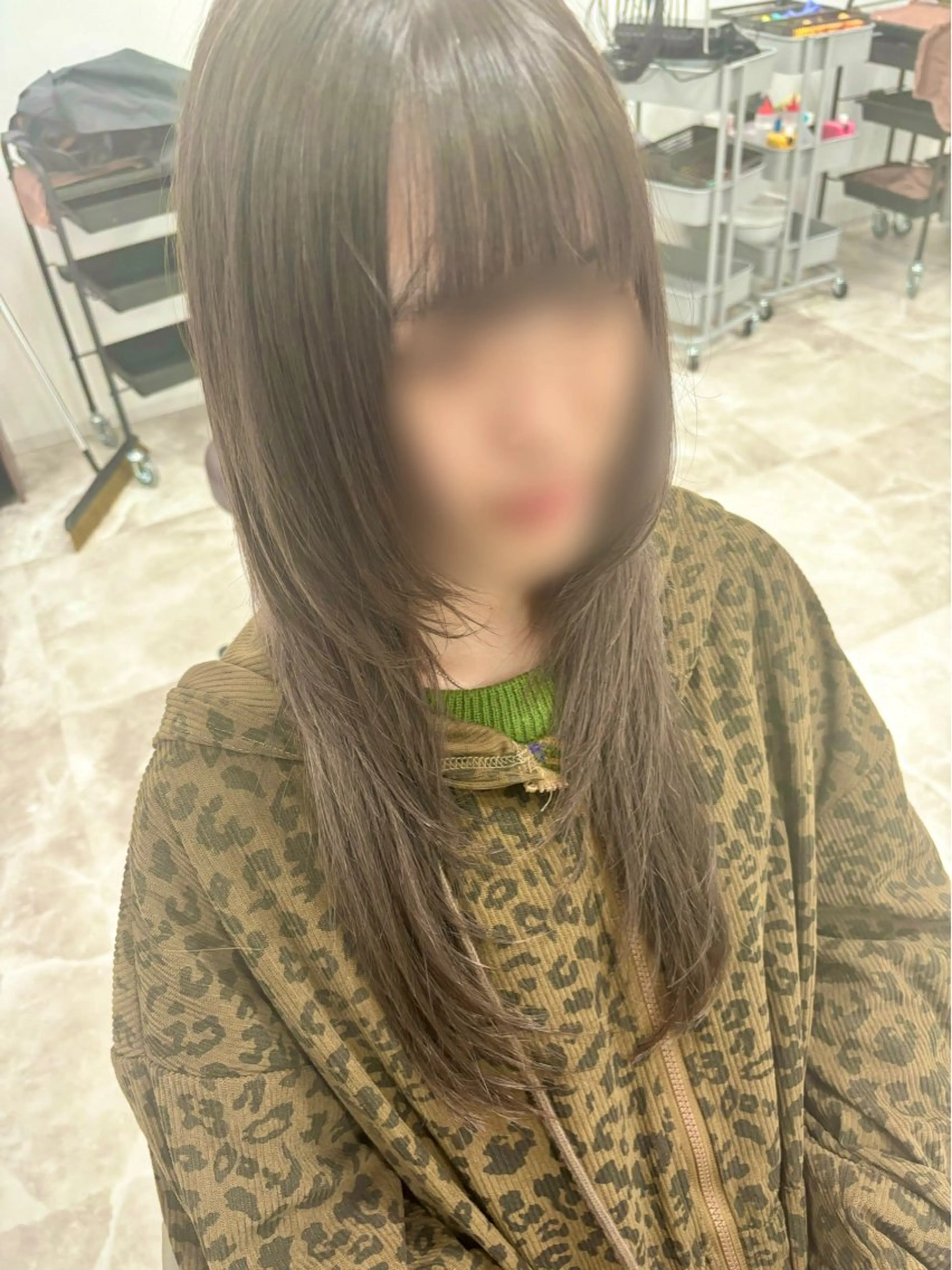 ロング レイヤーカット カット 竹内滉太 当日予約⭕️のヘアスタイル