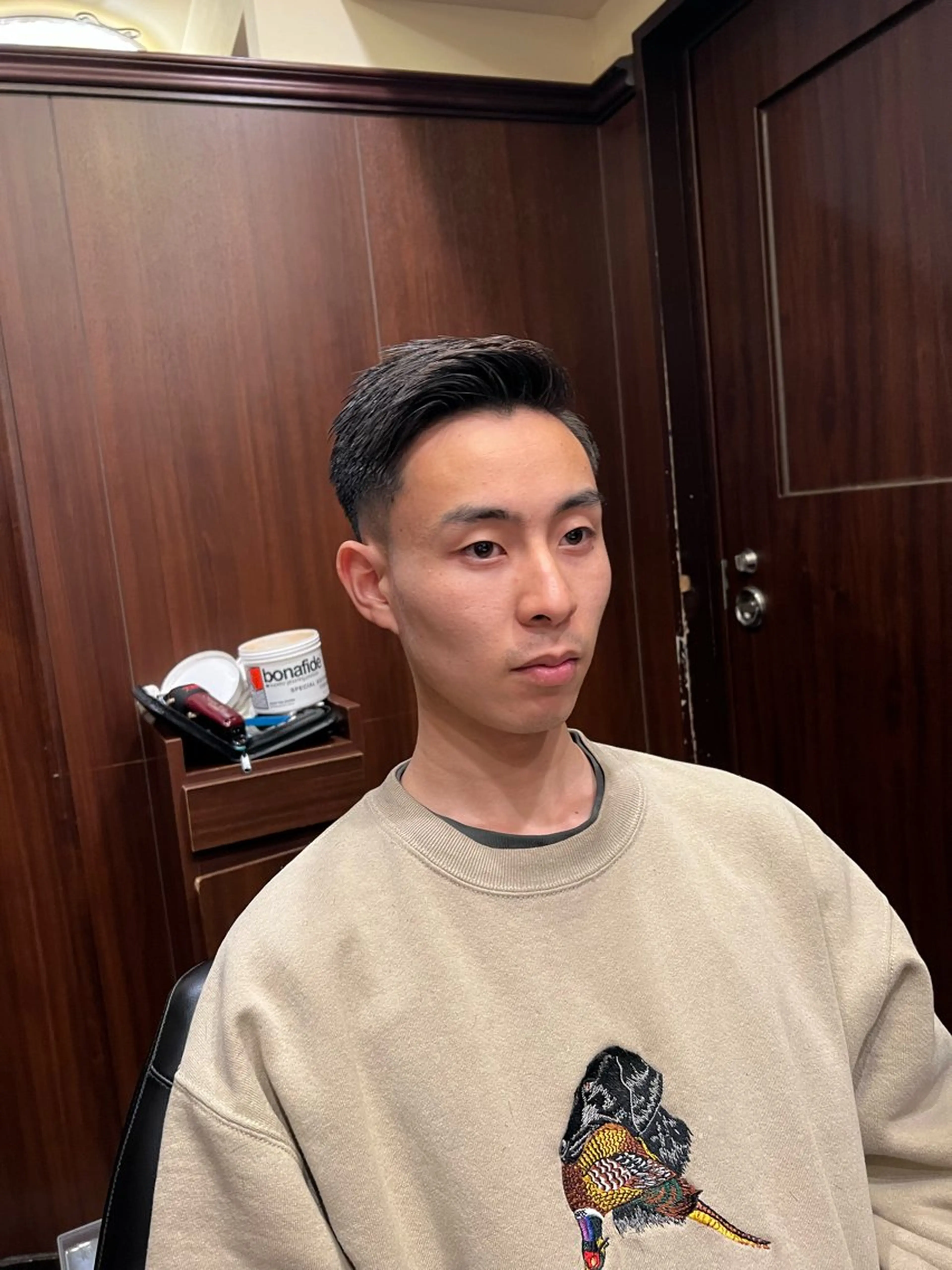 ショート メンズ 長野 風人のヘアスタイル