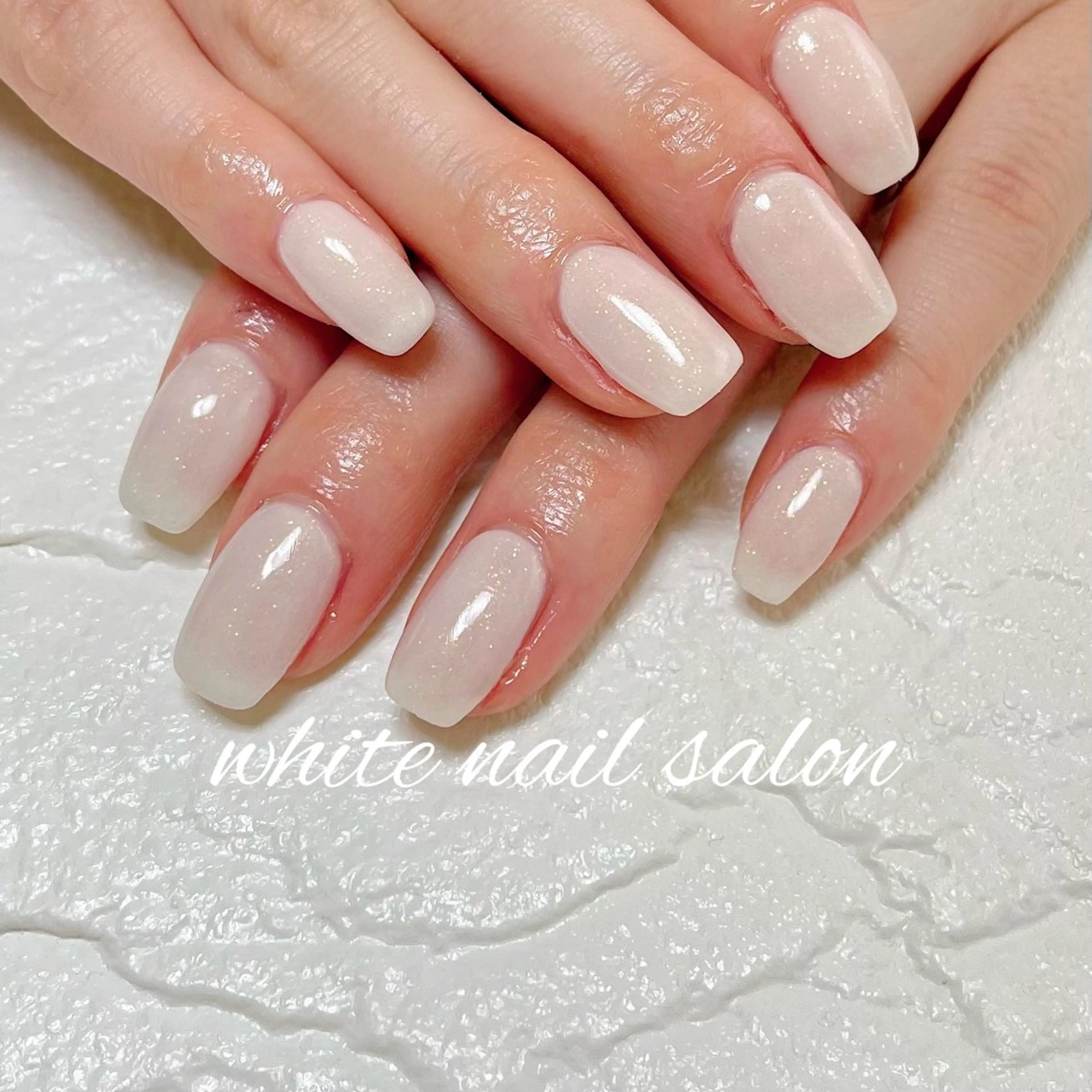 ネイル シンプルネイル white nail salonのネイルデザイン