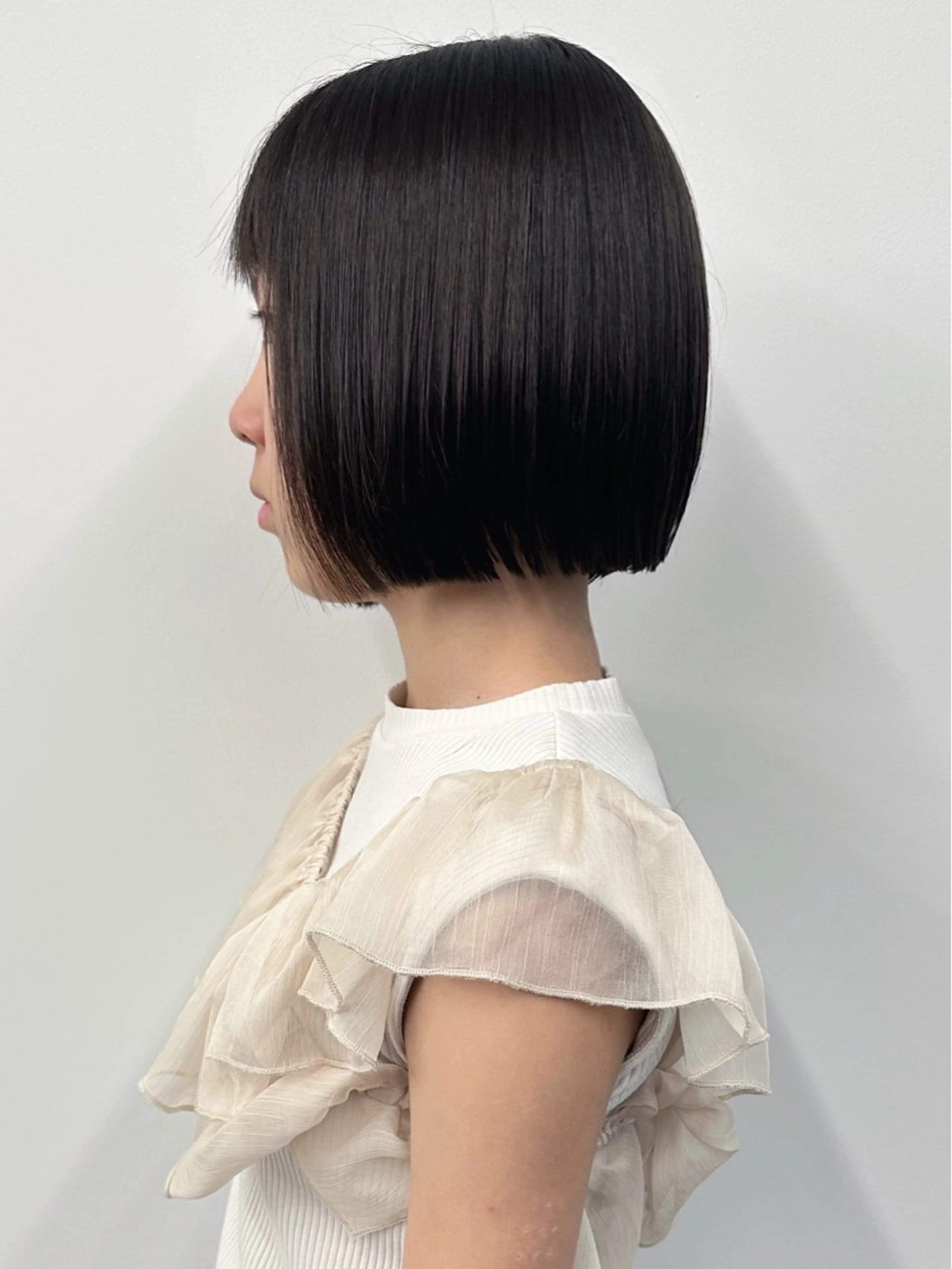 ショート カット ヘッドスパ ボブ/ゆるふわ ボブパーマ/とういのヘアスタイル