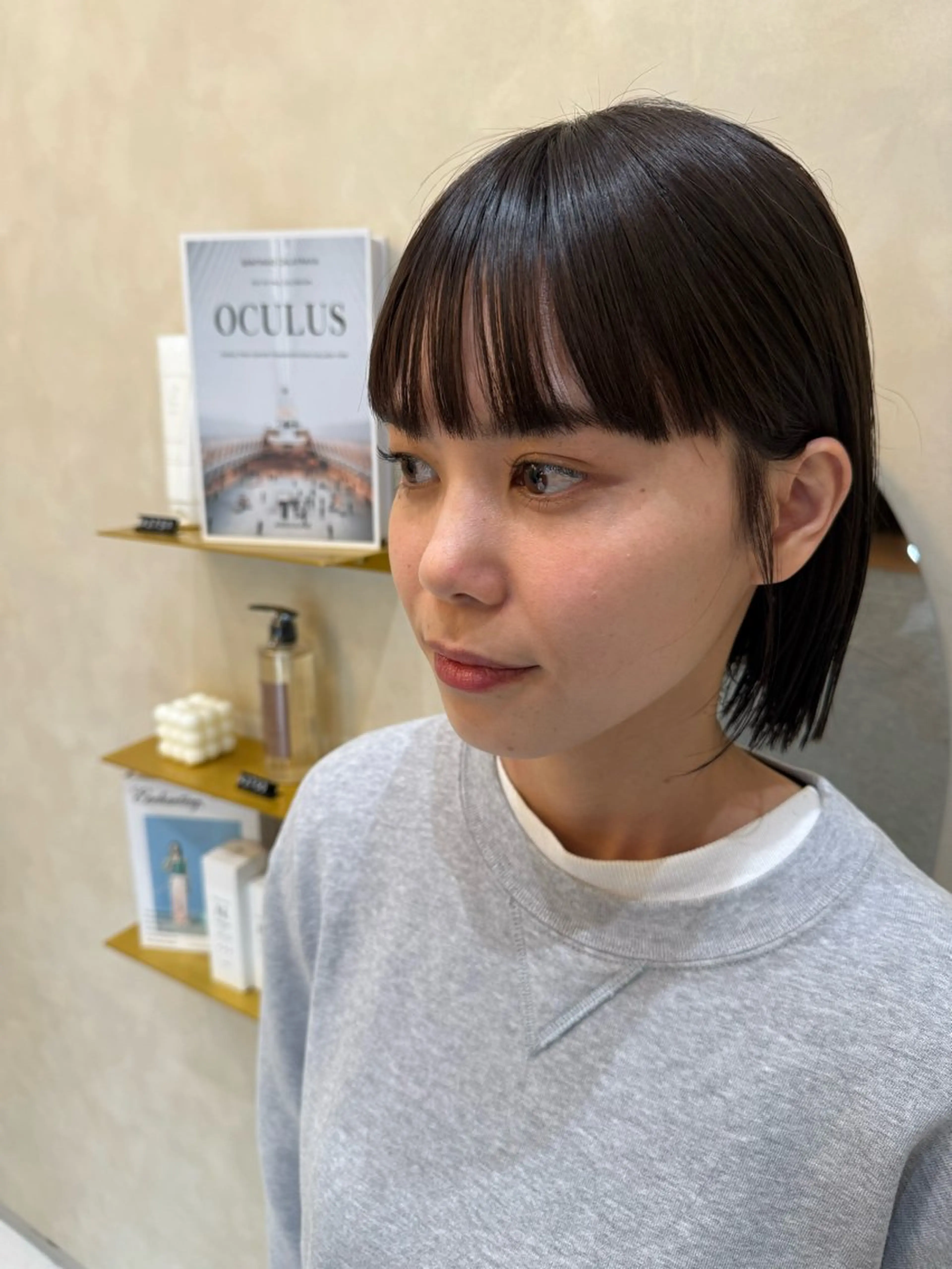 ショート カラー カット ヘアカラー トリートメント Bob &髪質改善 NEMOTOのヘアスタイル