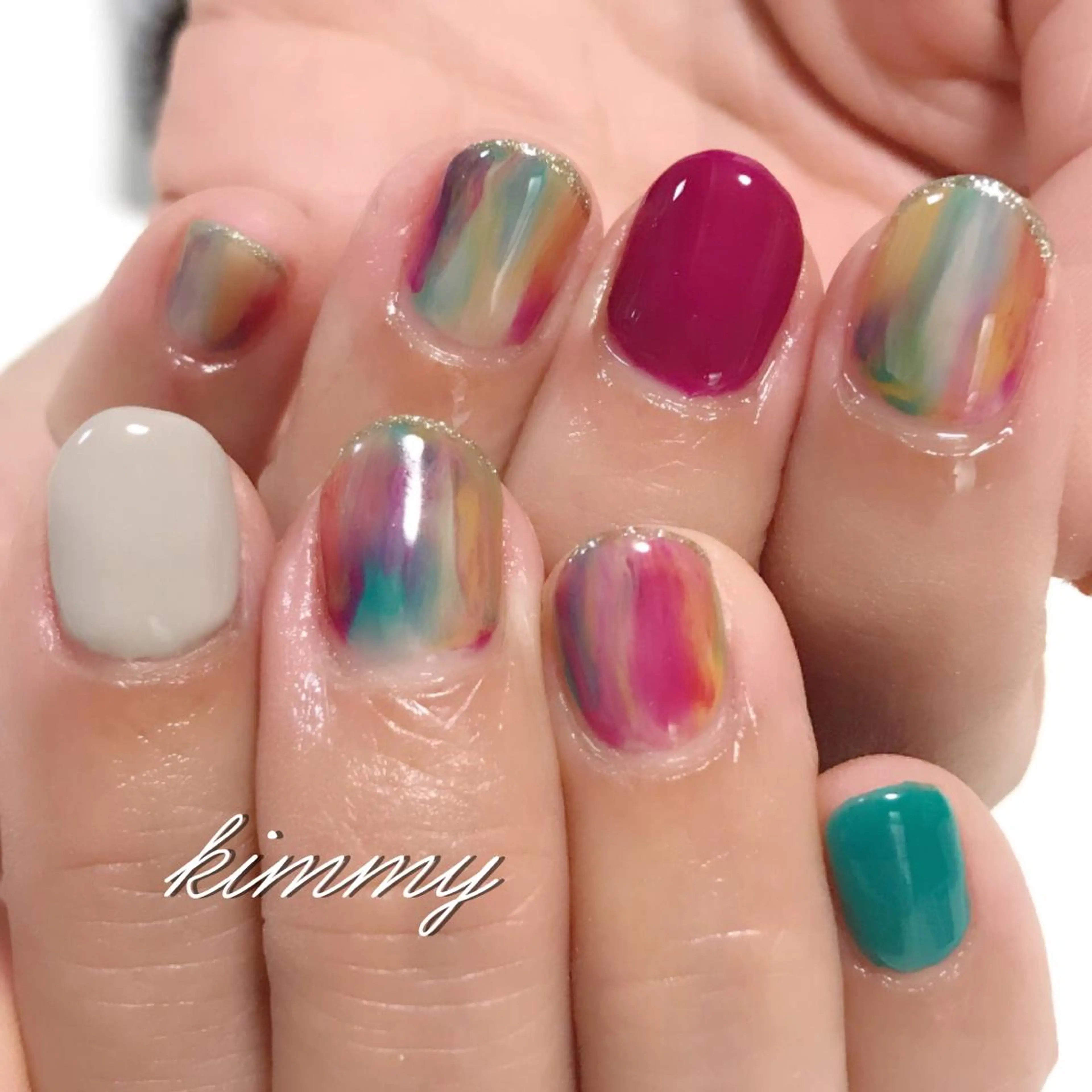 ネイル ハンドネイル kimmy nailsのネイルデザイン
