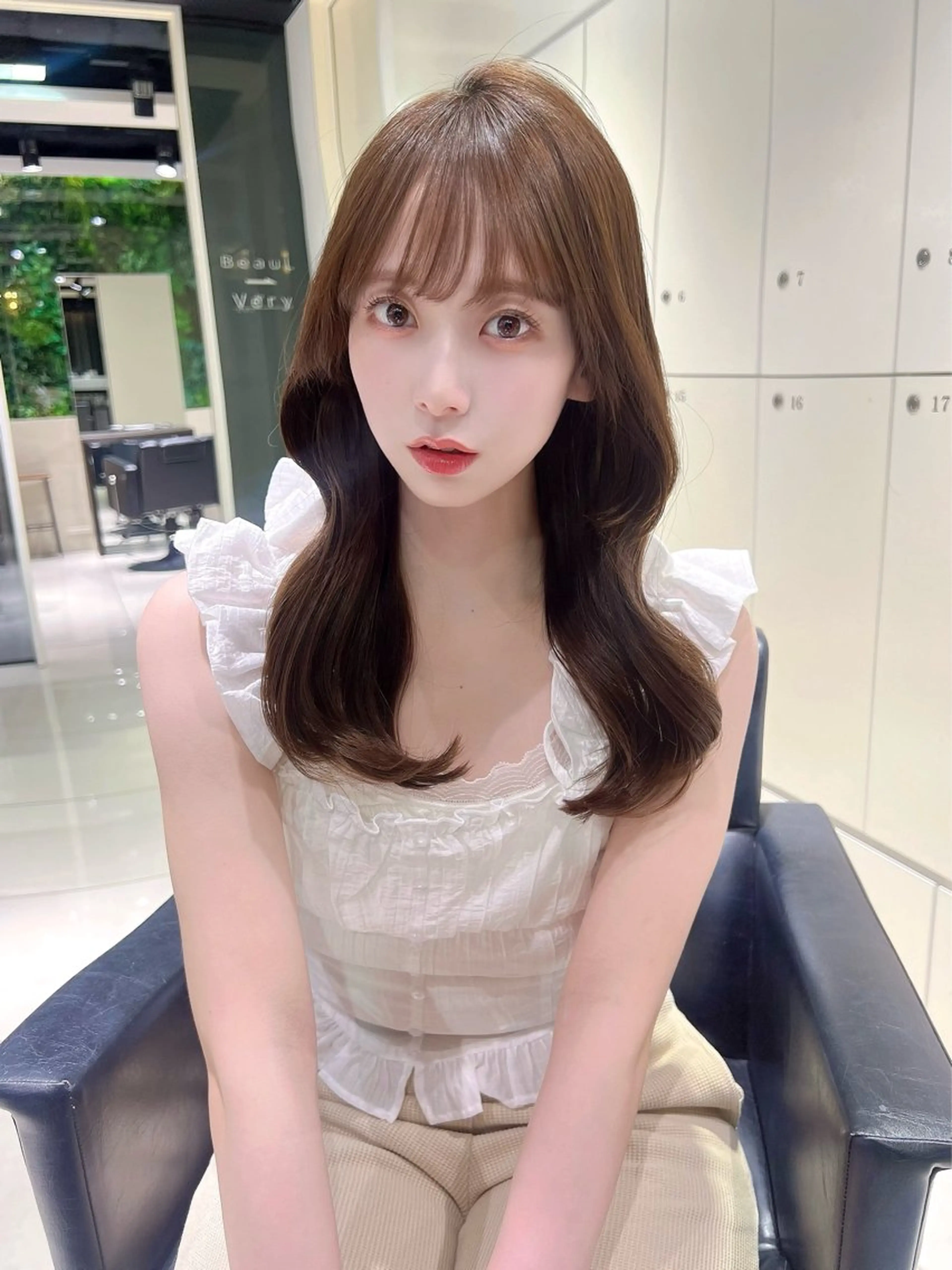 セミロング 🧊🪞透明感カラー himeのヘアスタイル