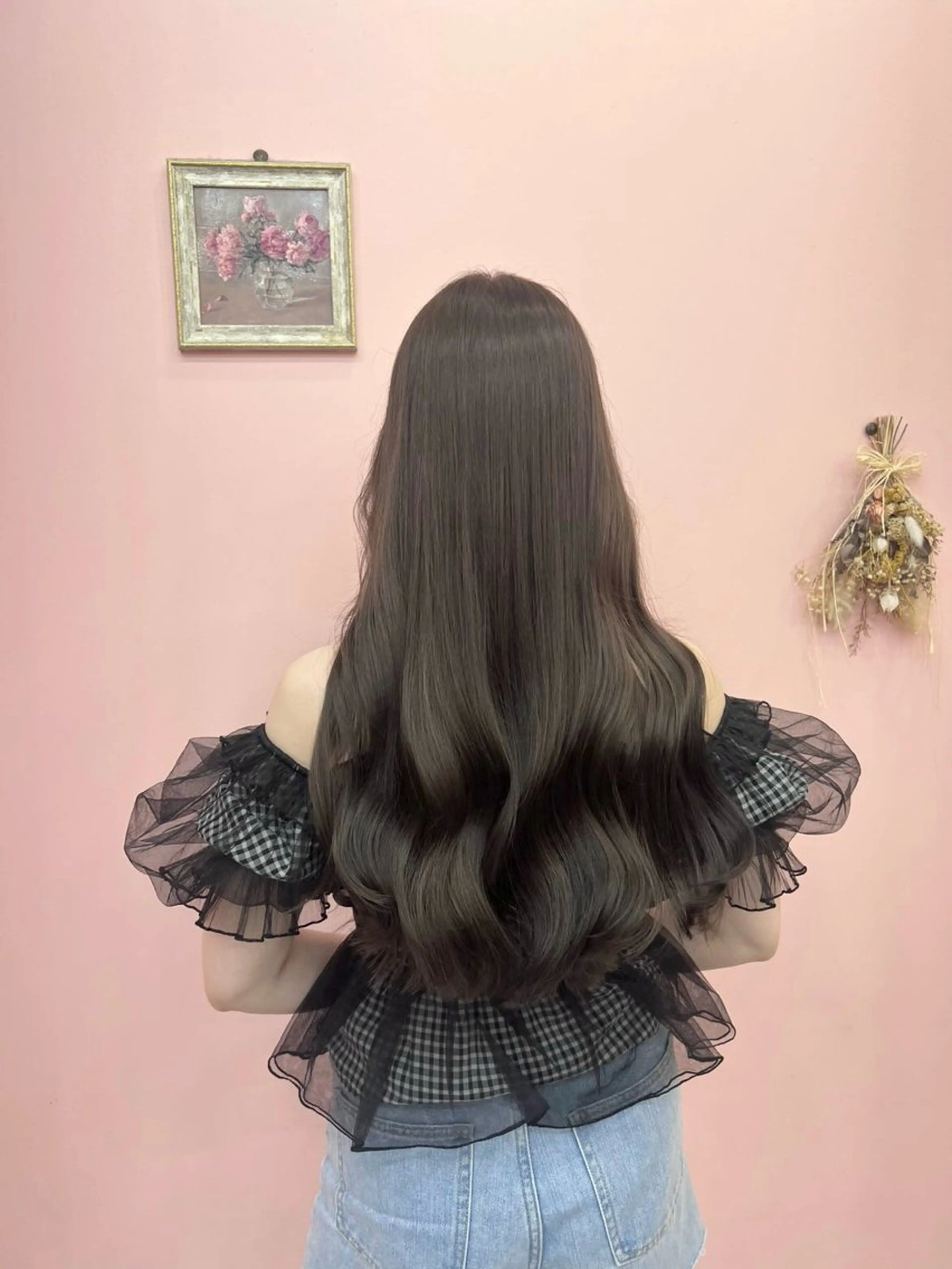 ロング カラー ヘアアレンジ 山本 史奈のヘアスタイル