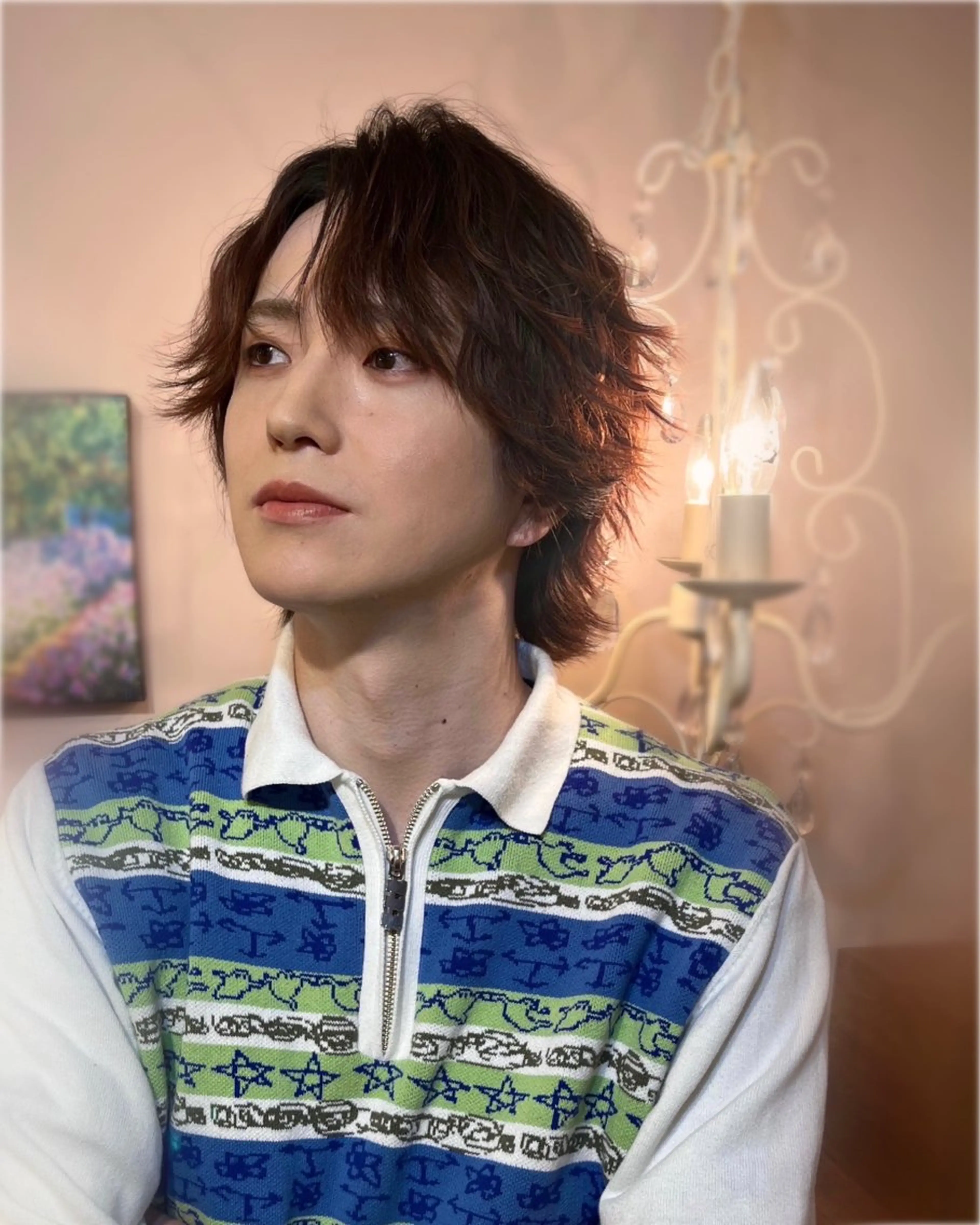 ミディアム ミディアムパーマ MIZUKI 【メンズ特化美容師】のヘアスタイル