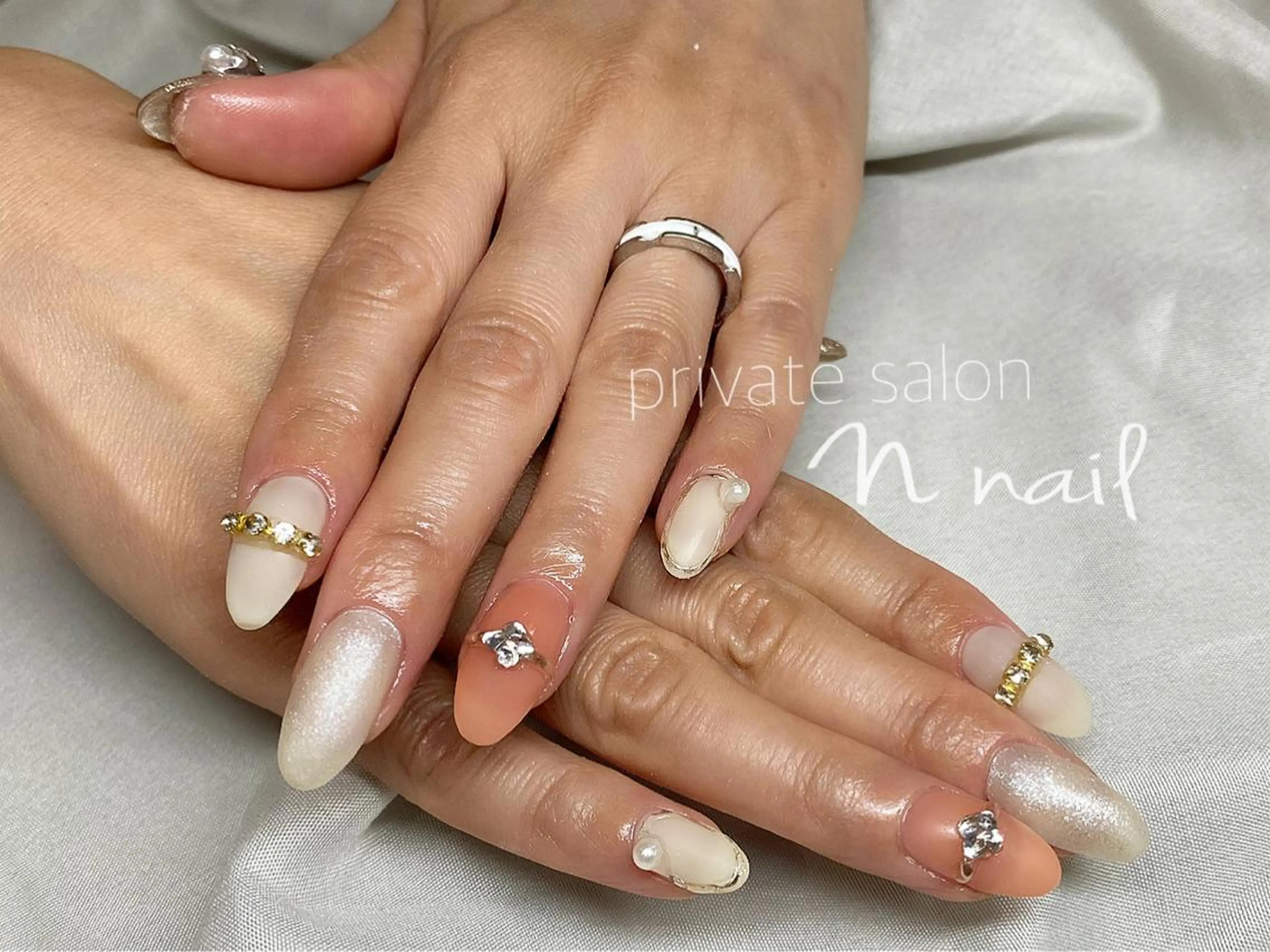 ネイル マットネイル 春ネイル N nail - KOBE -のネイルデザイン
