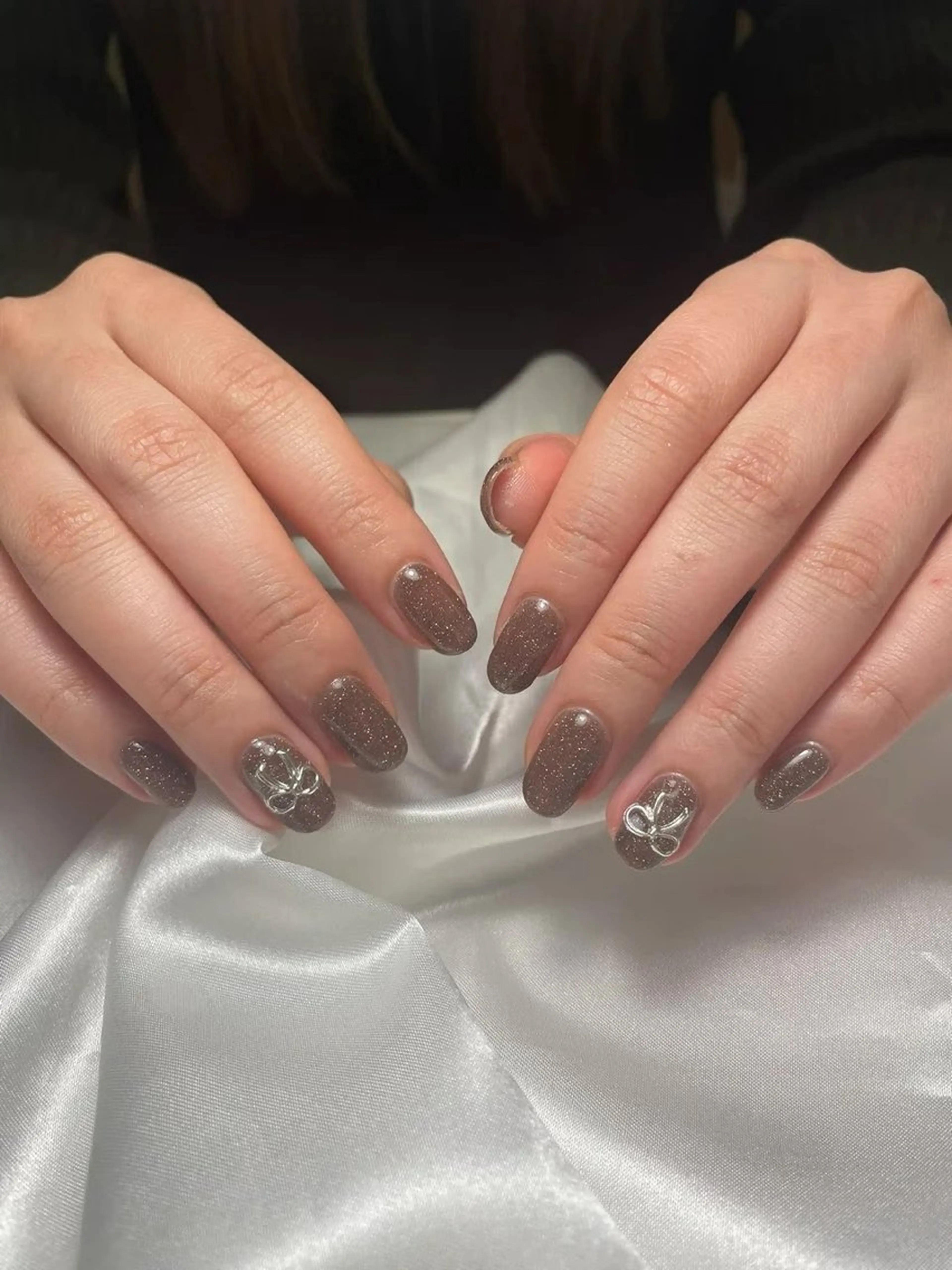 ネイル フラッシュネイル リボン nonoka No.7のネイルデザイン