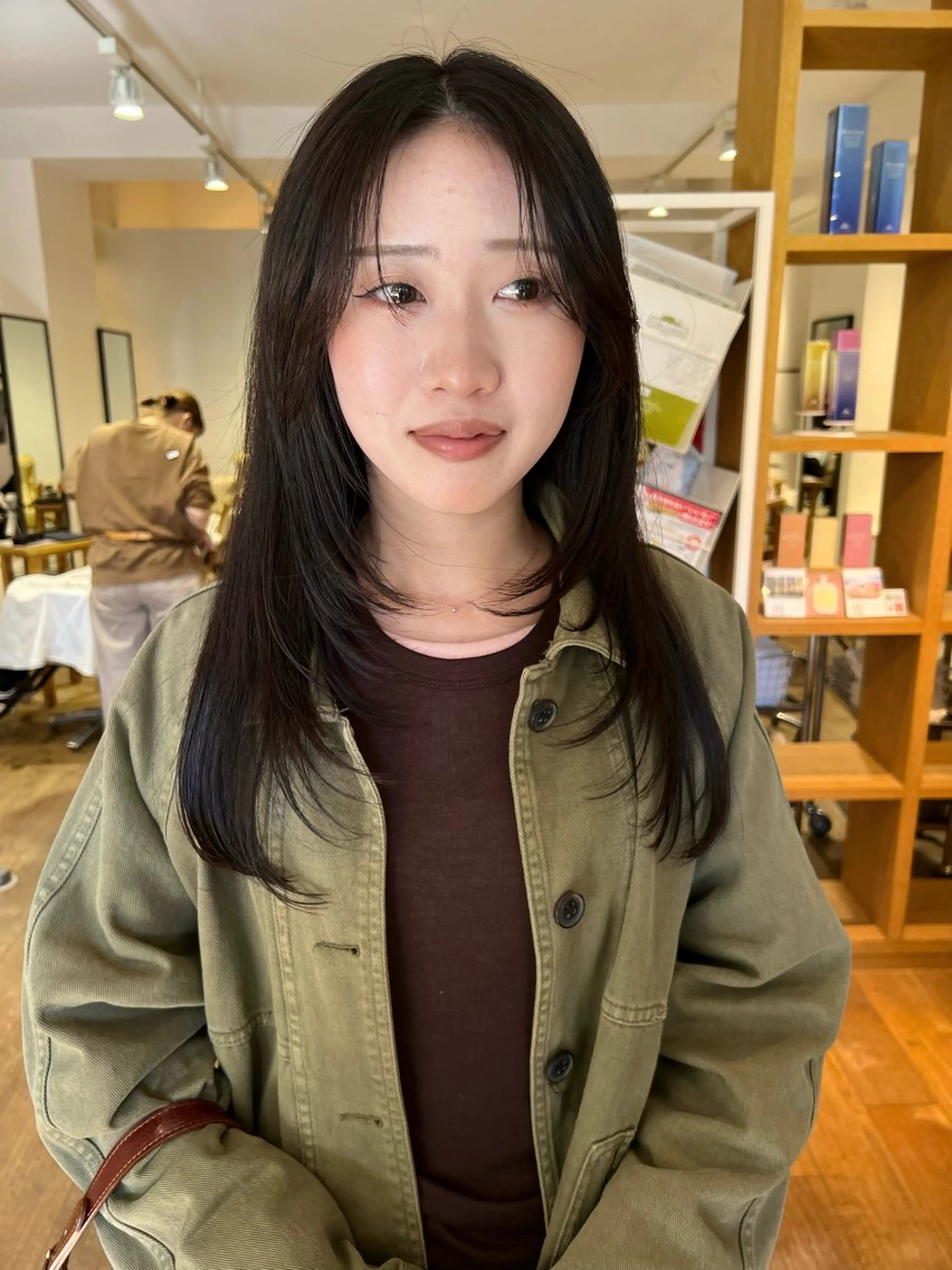 ロング KNACK/天王寺 美容室/レイヤーのヘアスタイル