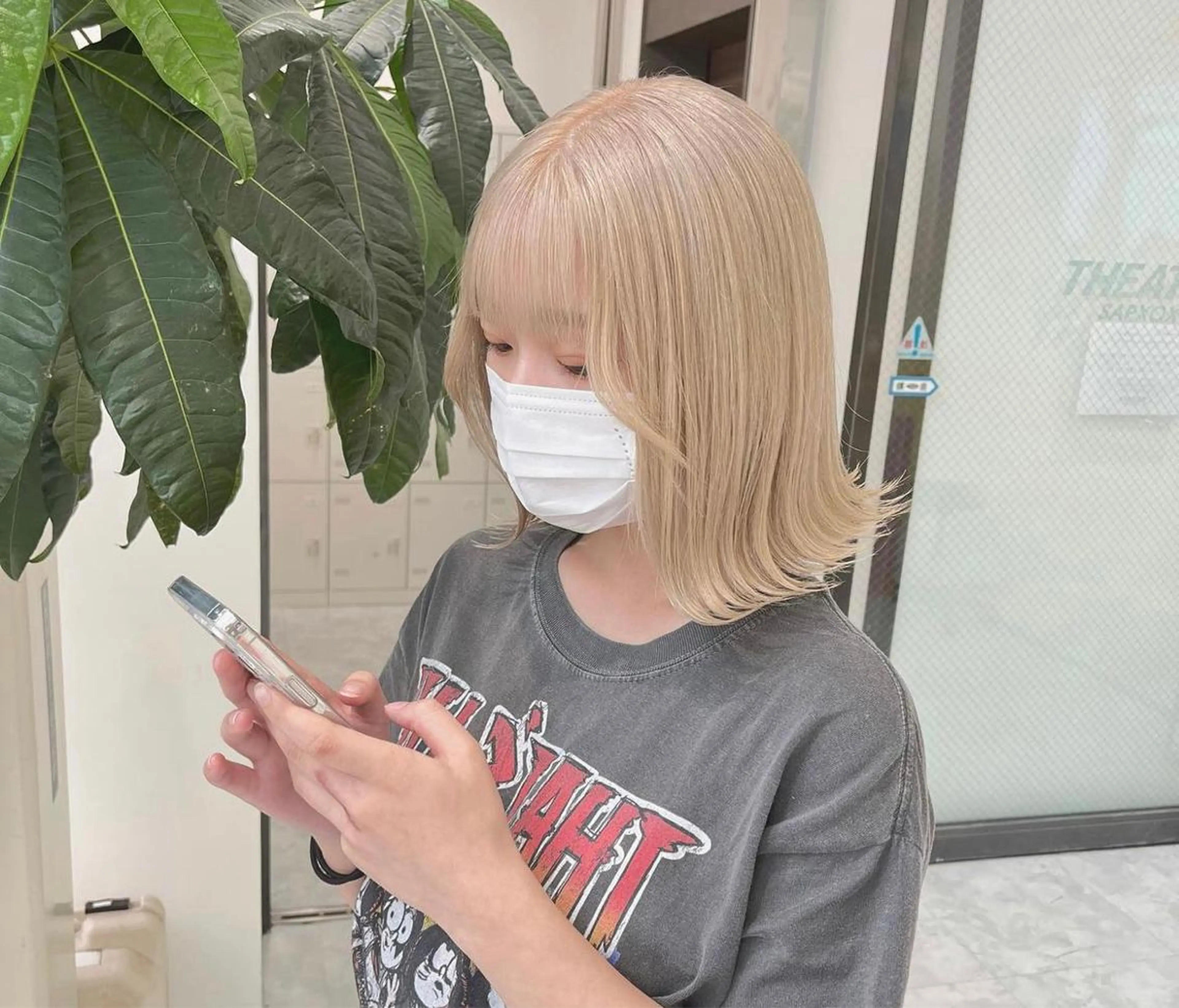 ミディアム ヘアカラー 【🥀履歴修正🥀】 ハイトーン職人/拓真のヘアスタイル