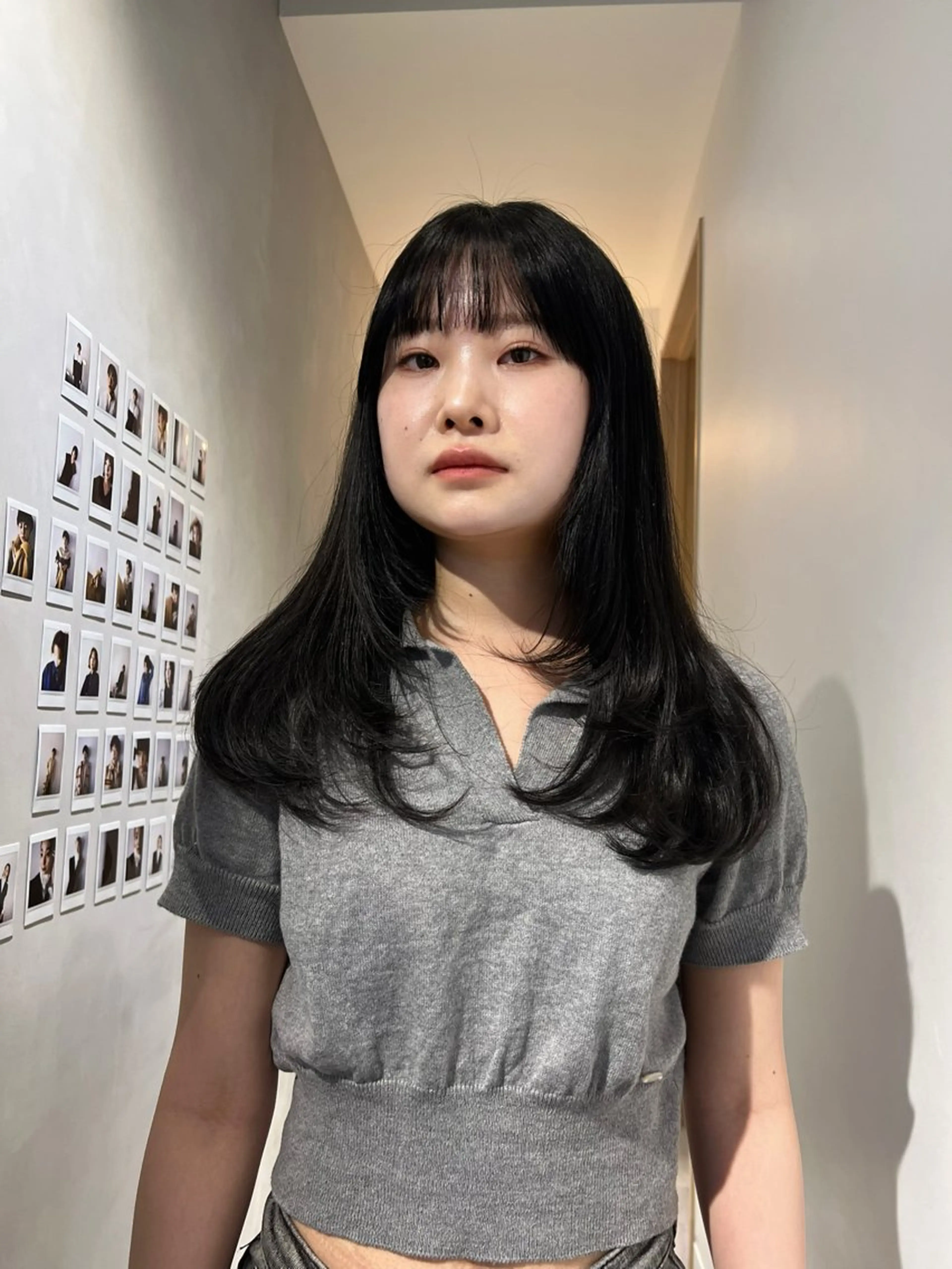 ミディアム カラー ヘアアレンジ FILMS熊取谷 花のヘアスタイル