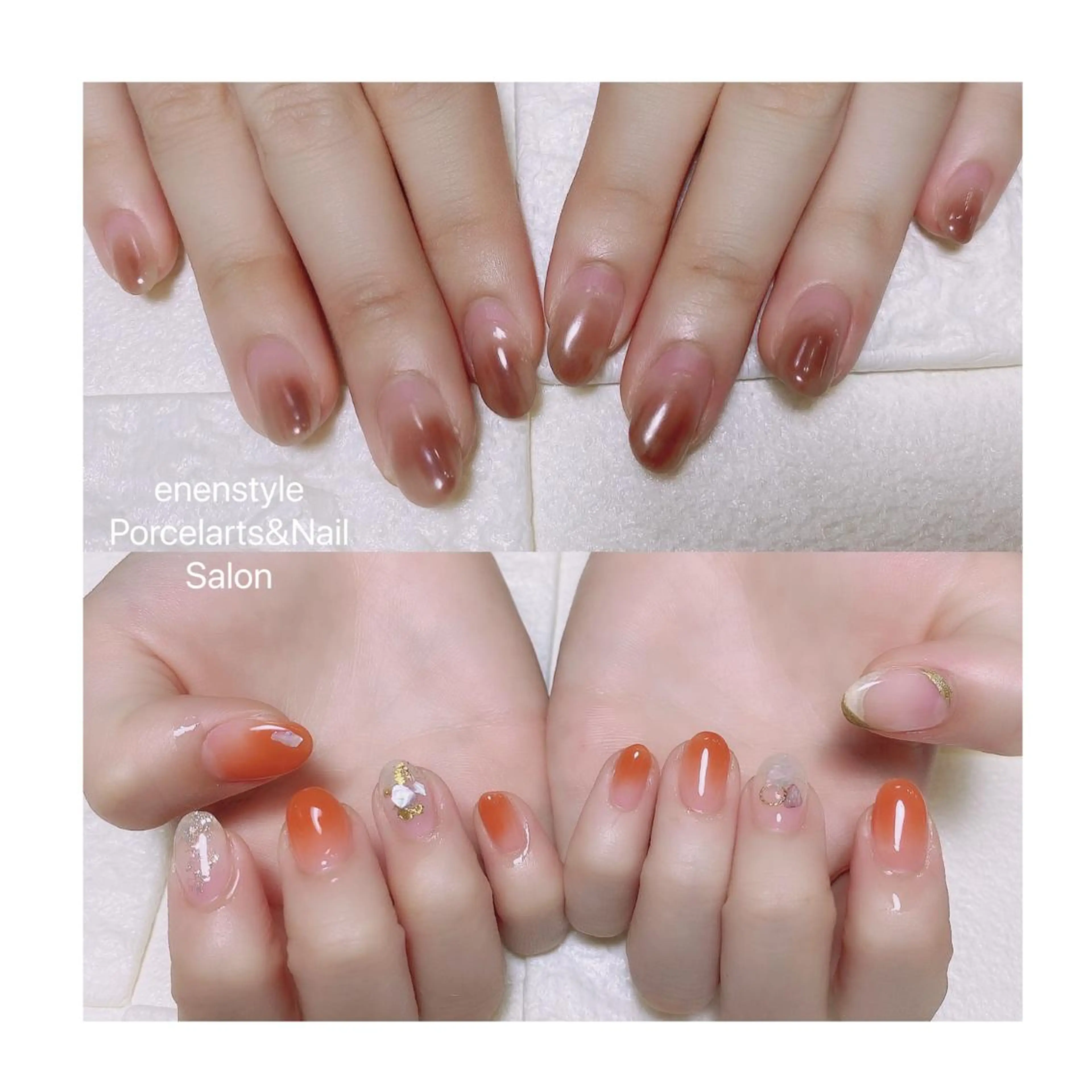 ミディアム ネイル ハンドネイル 👑enen style👑のネイルデザイン