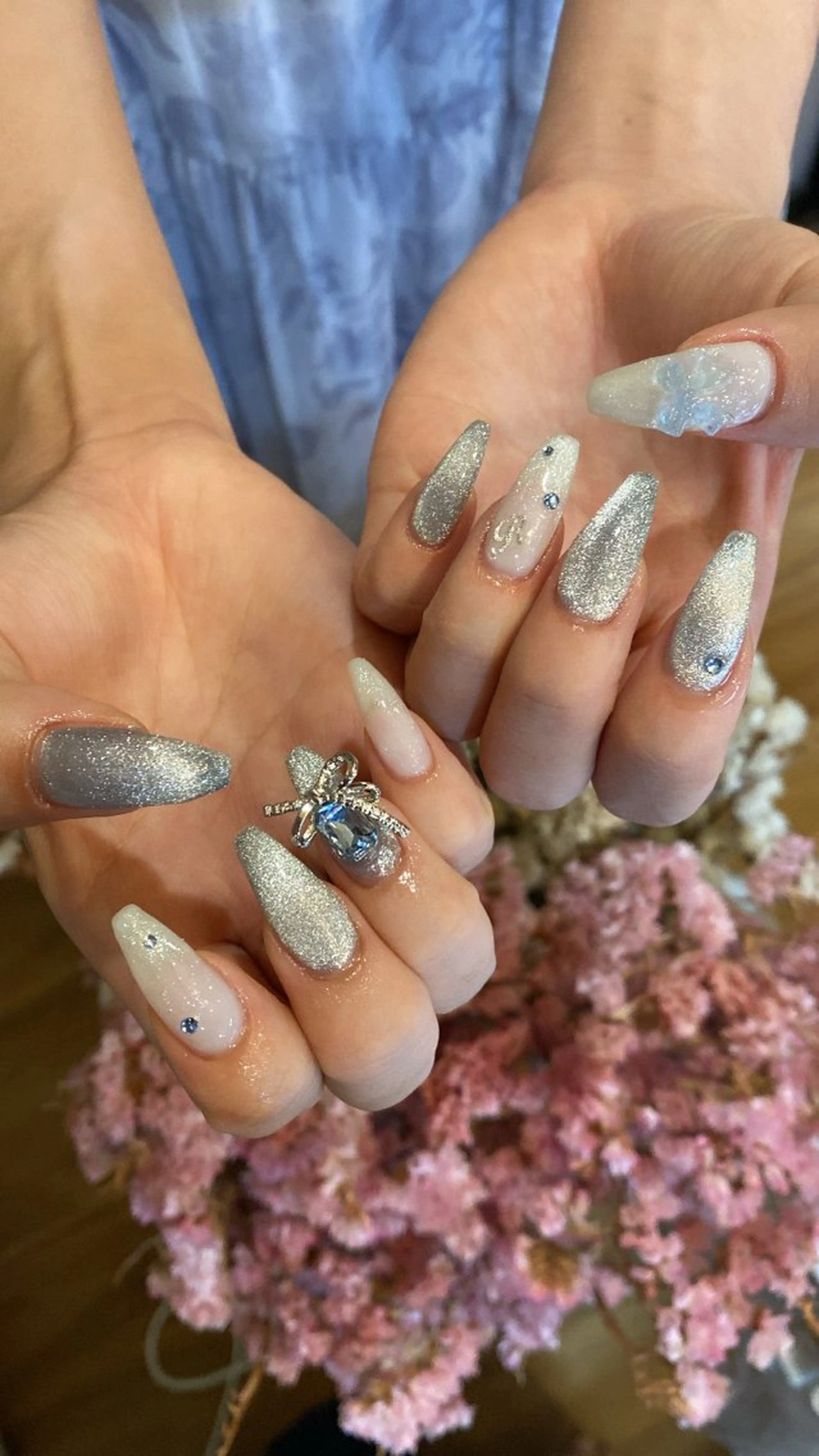 ネイル crystal ⭐︎ colorのネイルデザイン