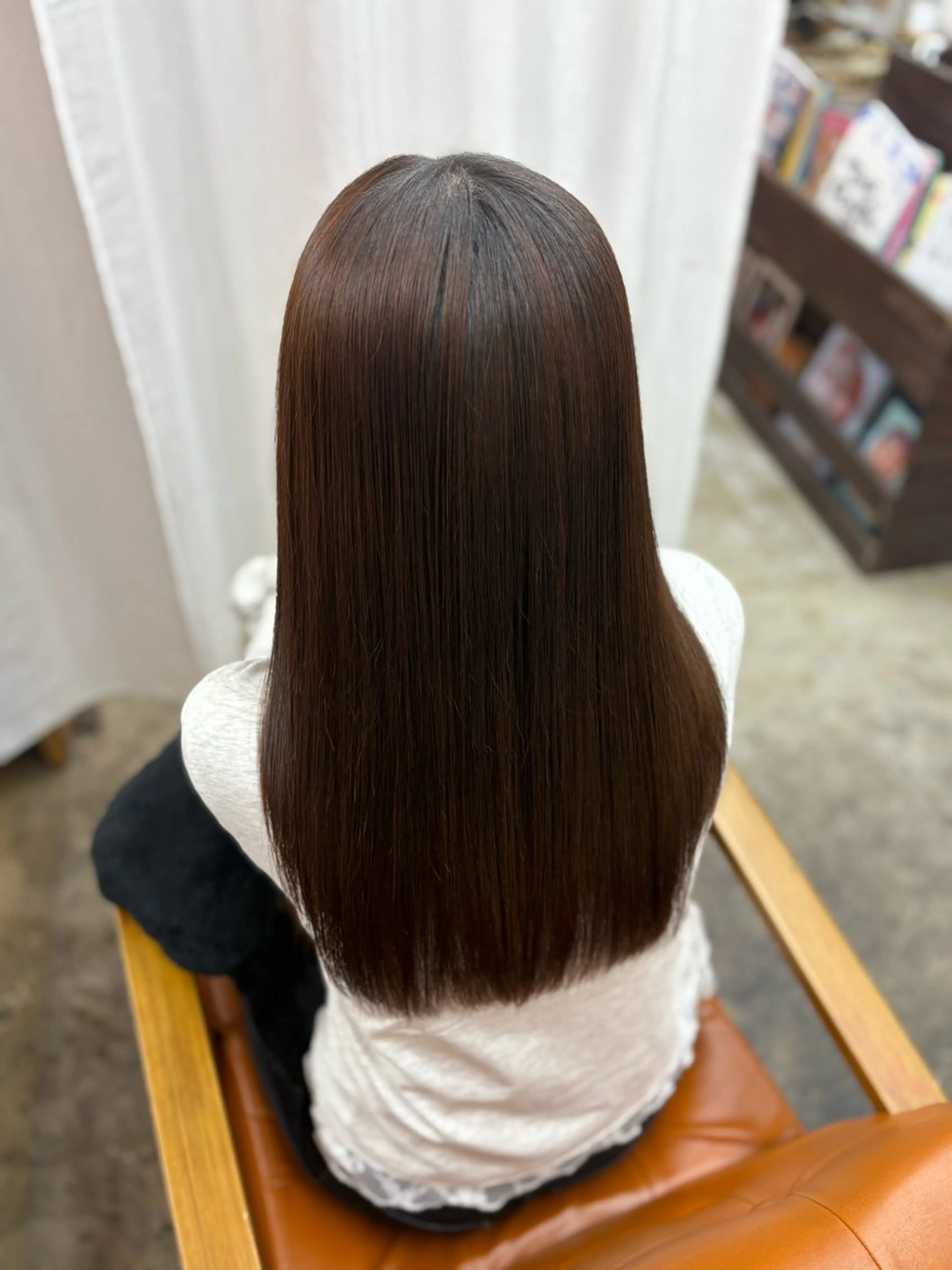 ロング 縮毛矯正 トリートメント Retsu /UniQのヘアスタイル