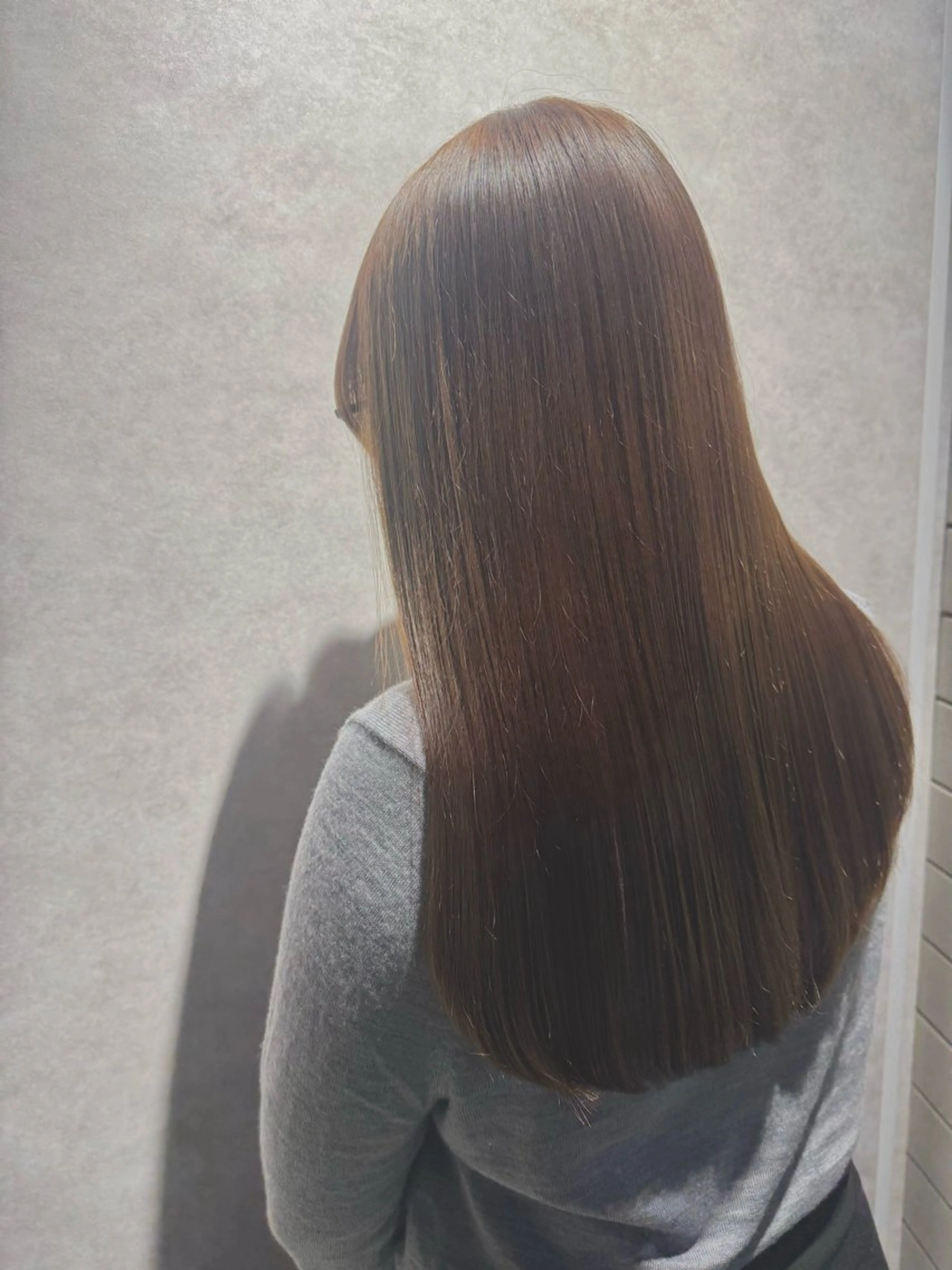 ロング カット 縮毛矯正 トリートメント 低ダメージ施術/ 🐮牛木 史裕🐮のヘアスタイル