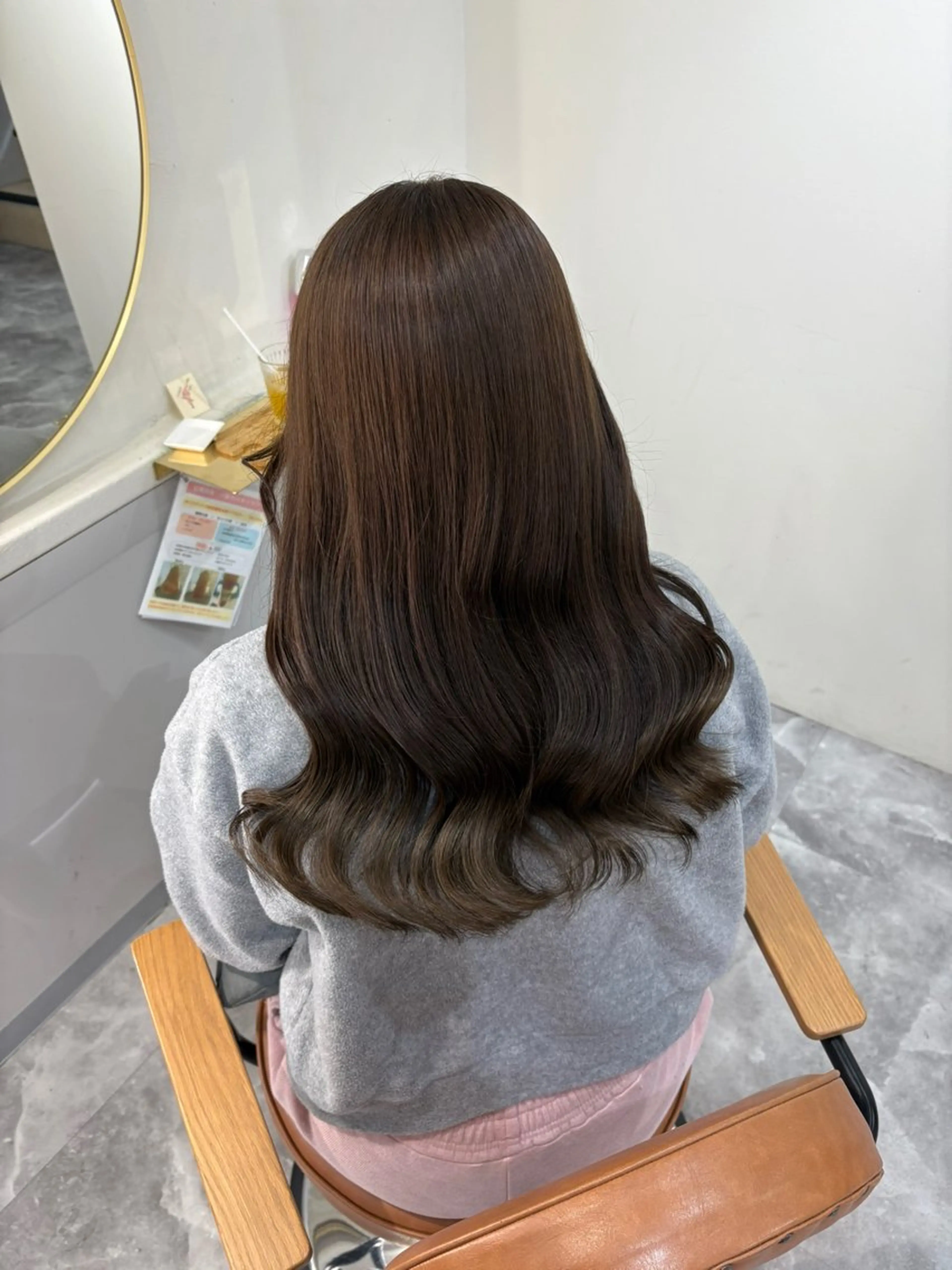 ロング カラー ヘアカラー スズナ♡オリーブ/ 透明感カラー🍀♡のヘアスタイル