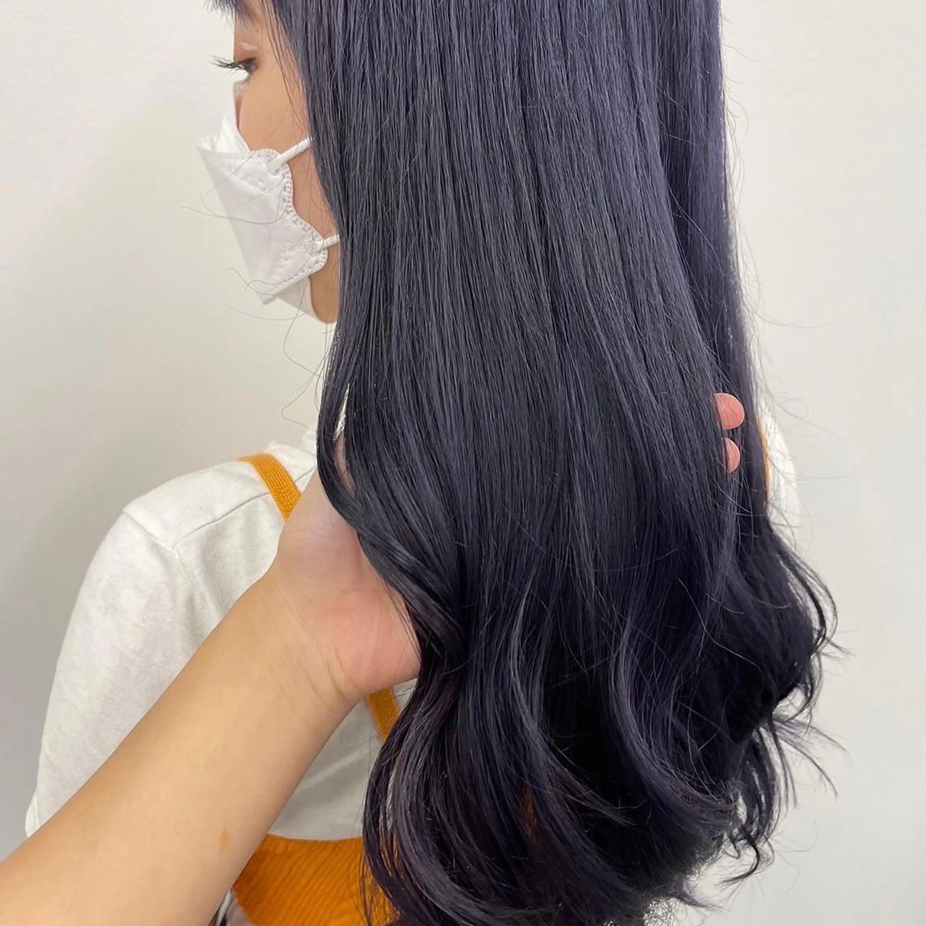 ロング カラー コテ巻き風パーマ 🦋にこ🦋のヘアスタイル