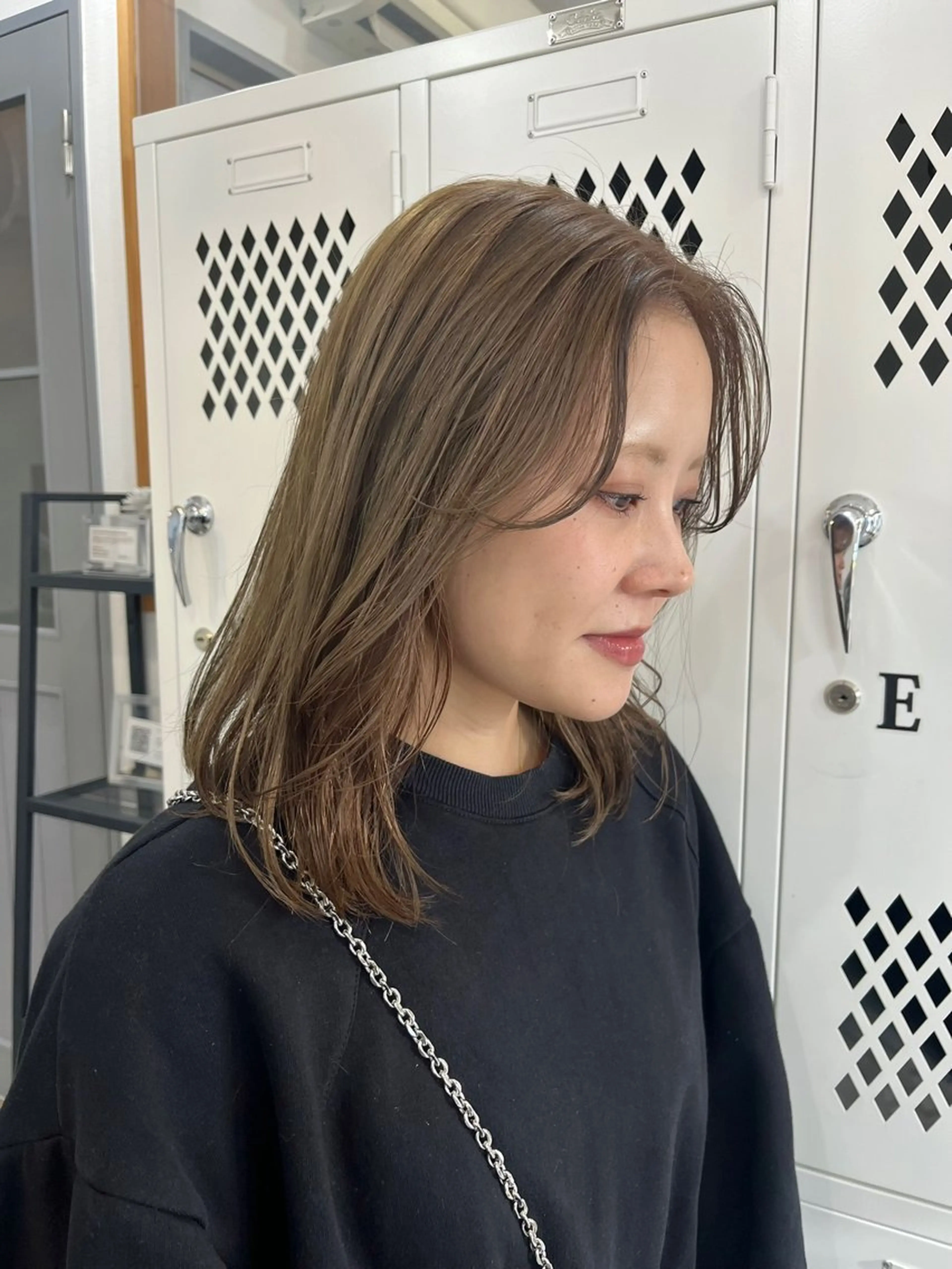 ミディアム カラー カット ヘアカラー トリートメント 🌼sunc HINAMI🌼のヘアスタイル