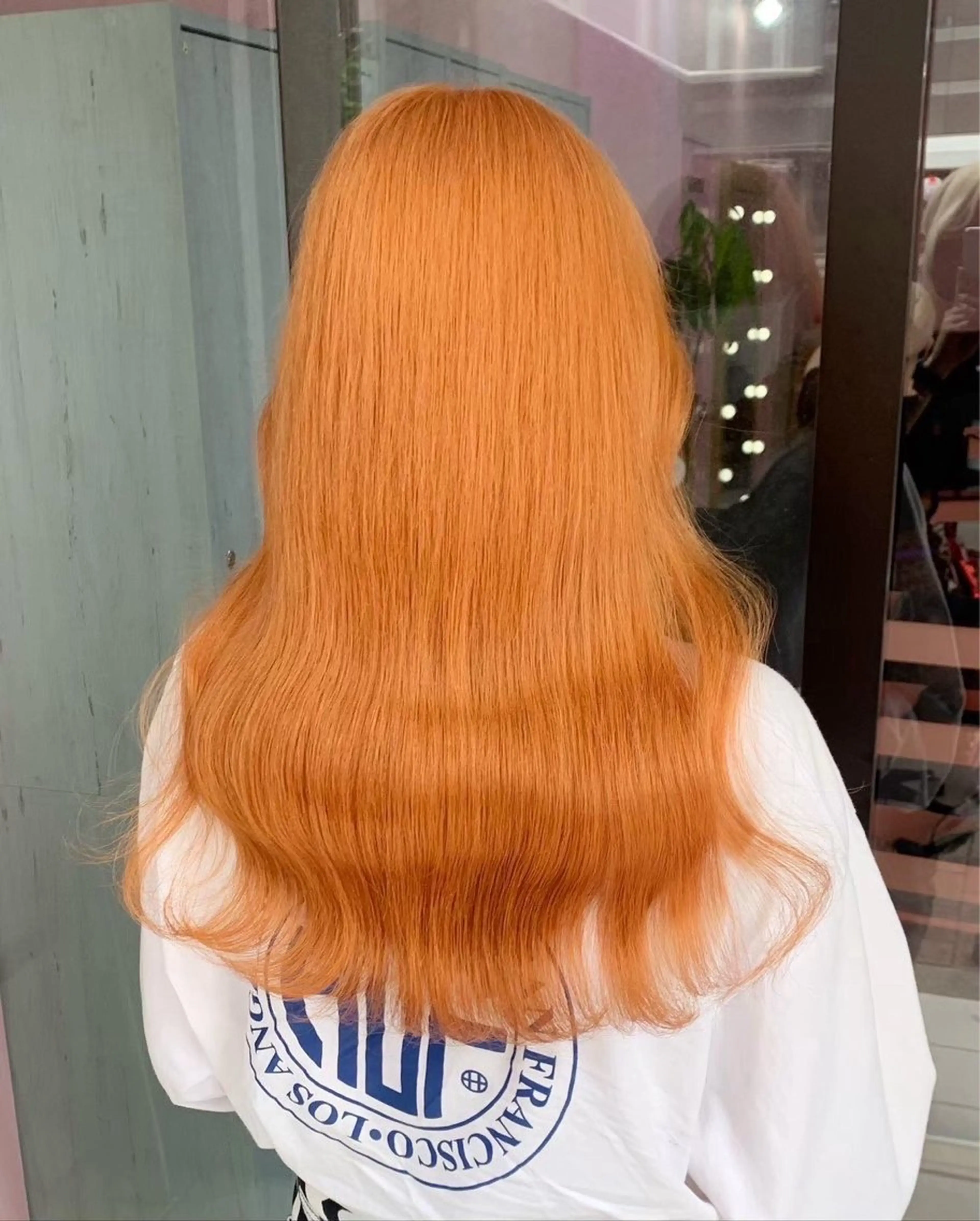 カラー まえの みほのヘアスタイル