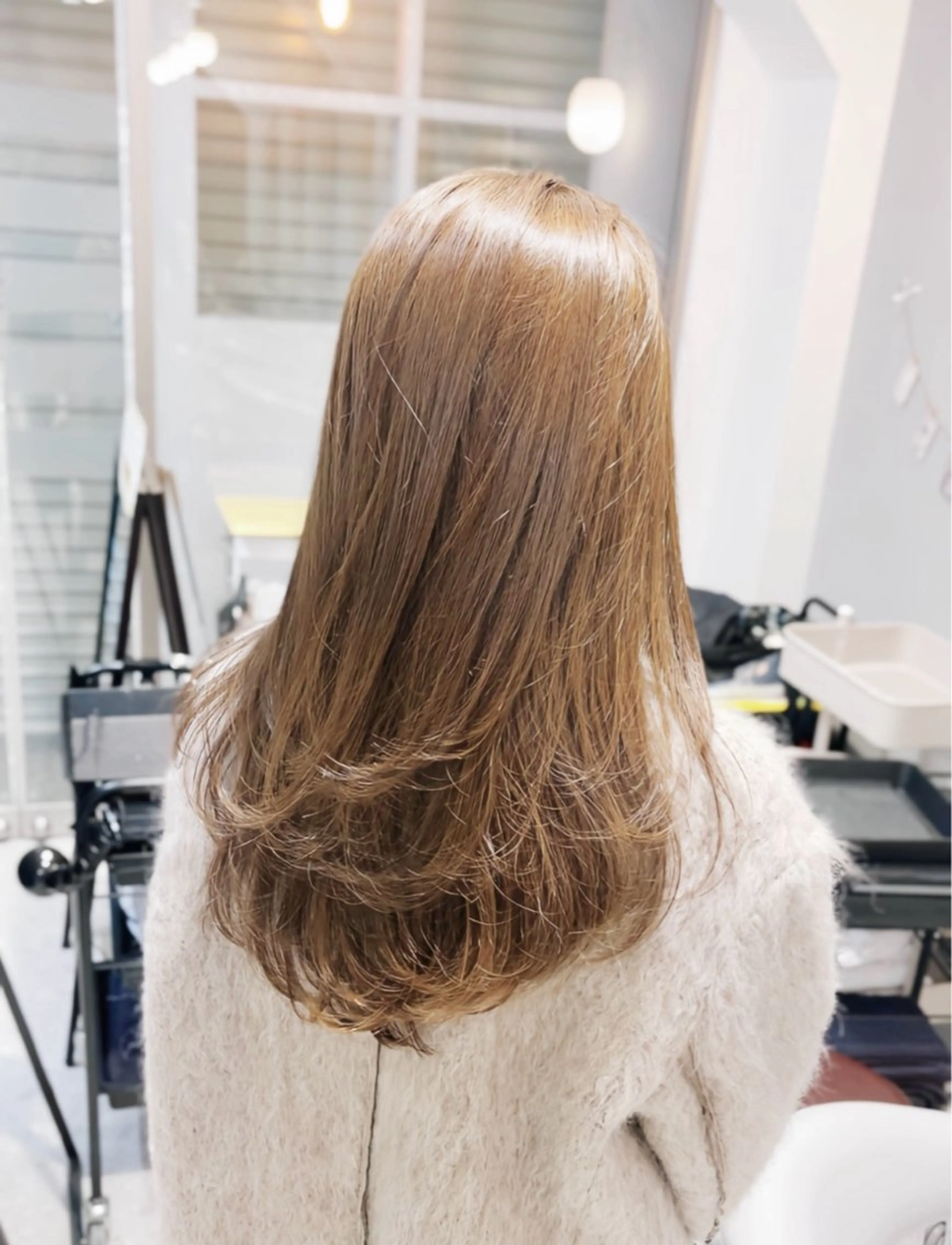 ロング カット ヘアカラー トリートメント 横山 翔のヘアスタイル