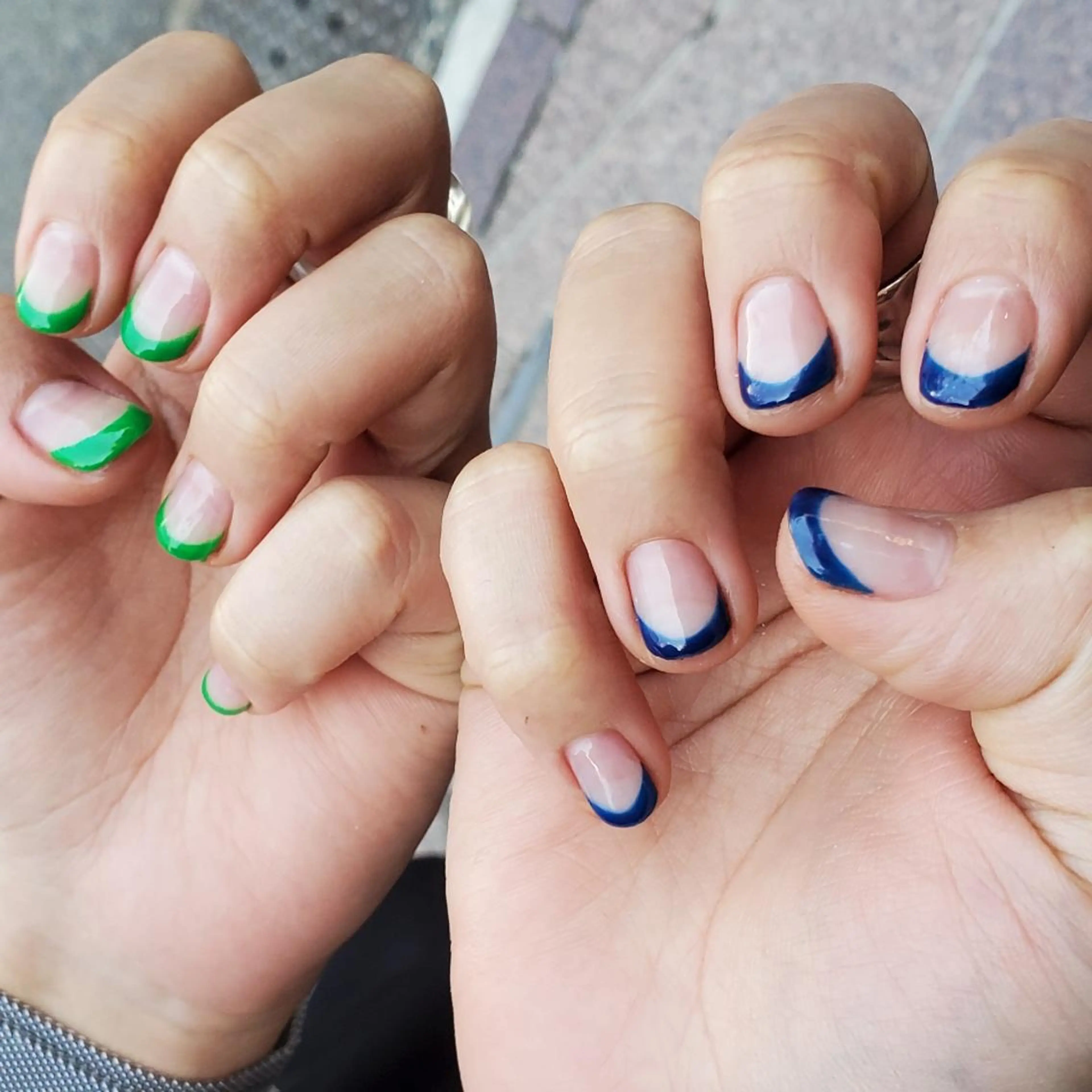 ネイル フレンチネイル MoM マムネイル原宿のネイルデザイン