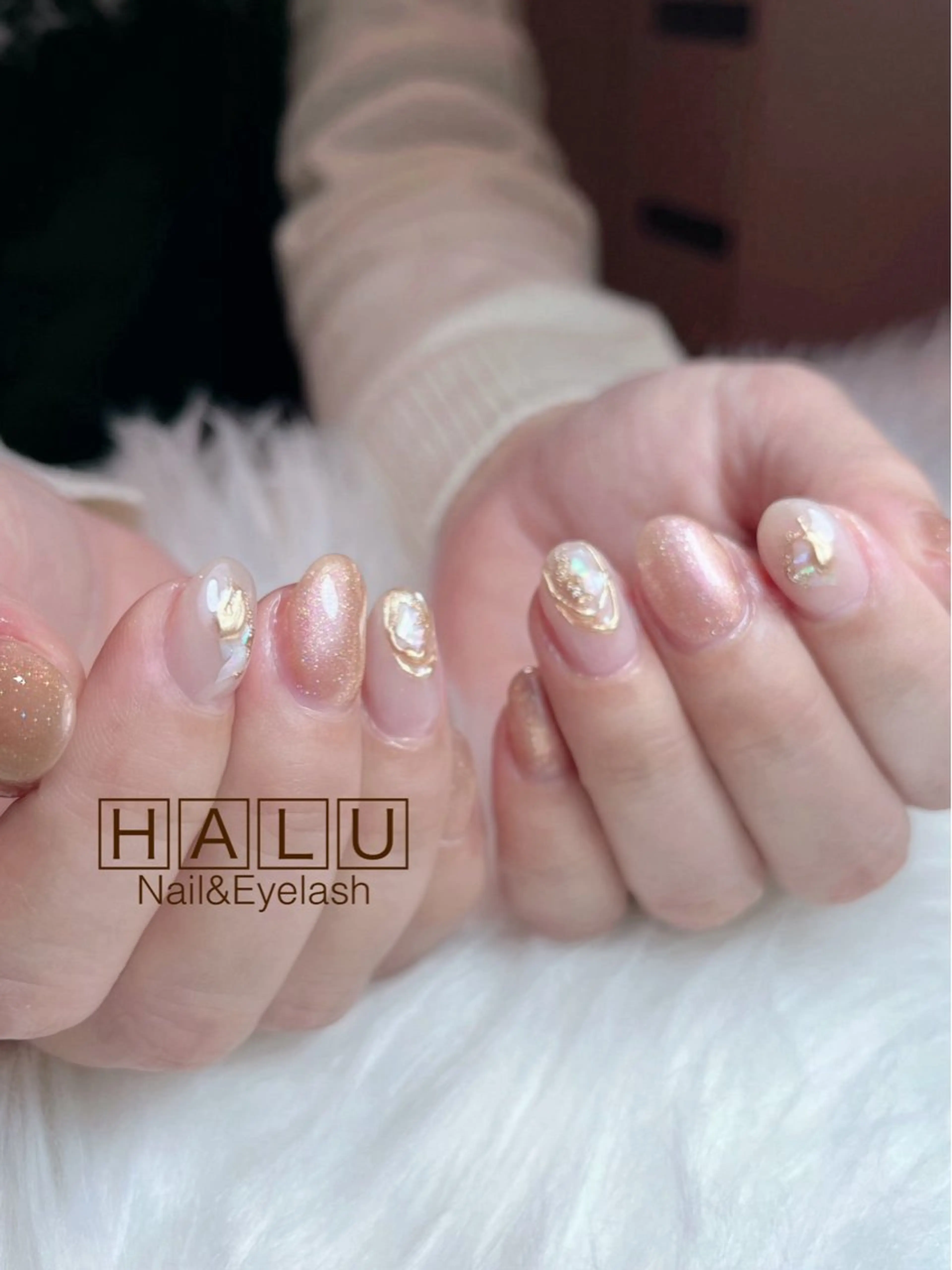 ネイル キラキラネイル HALU ハルのネイルデザイン