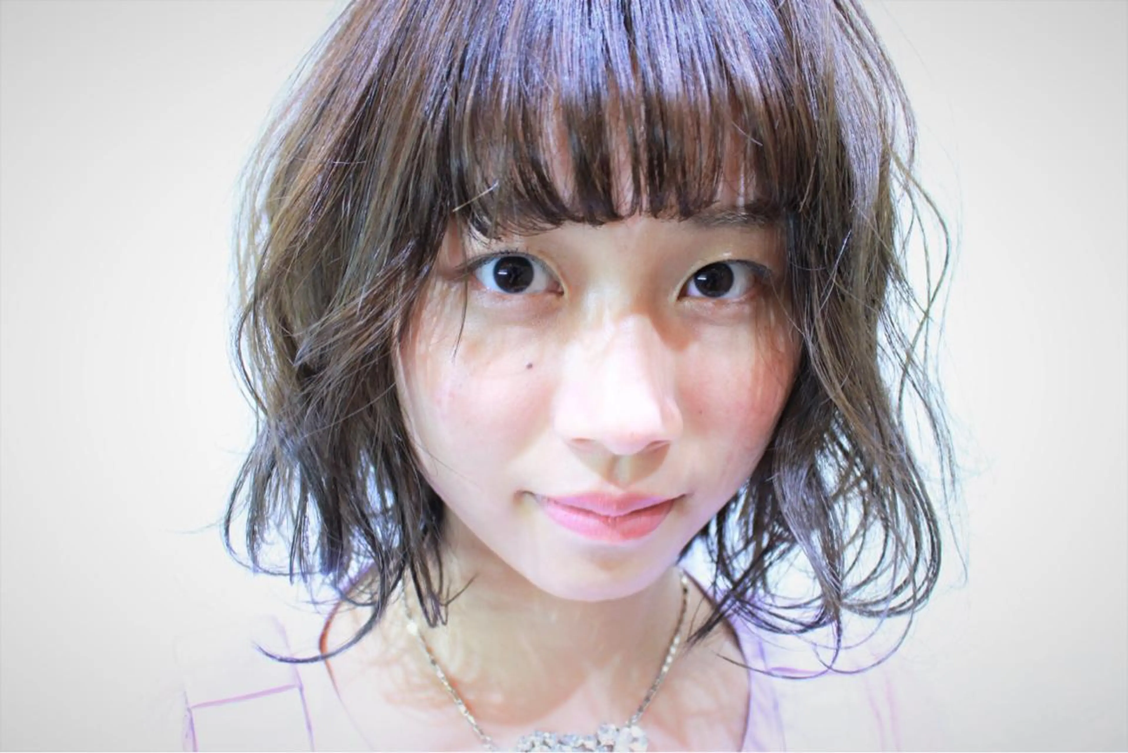 ショート 切りっぱなしボブ ボブ 所渉/韓国レイヤー /ウルフカットのヘアスタイル