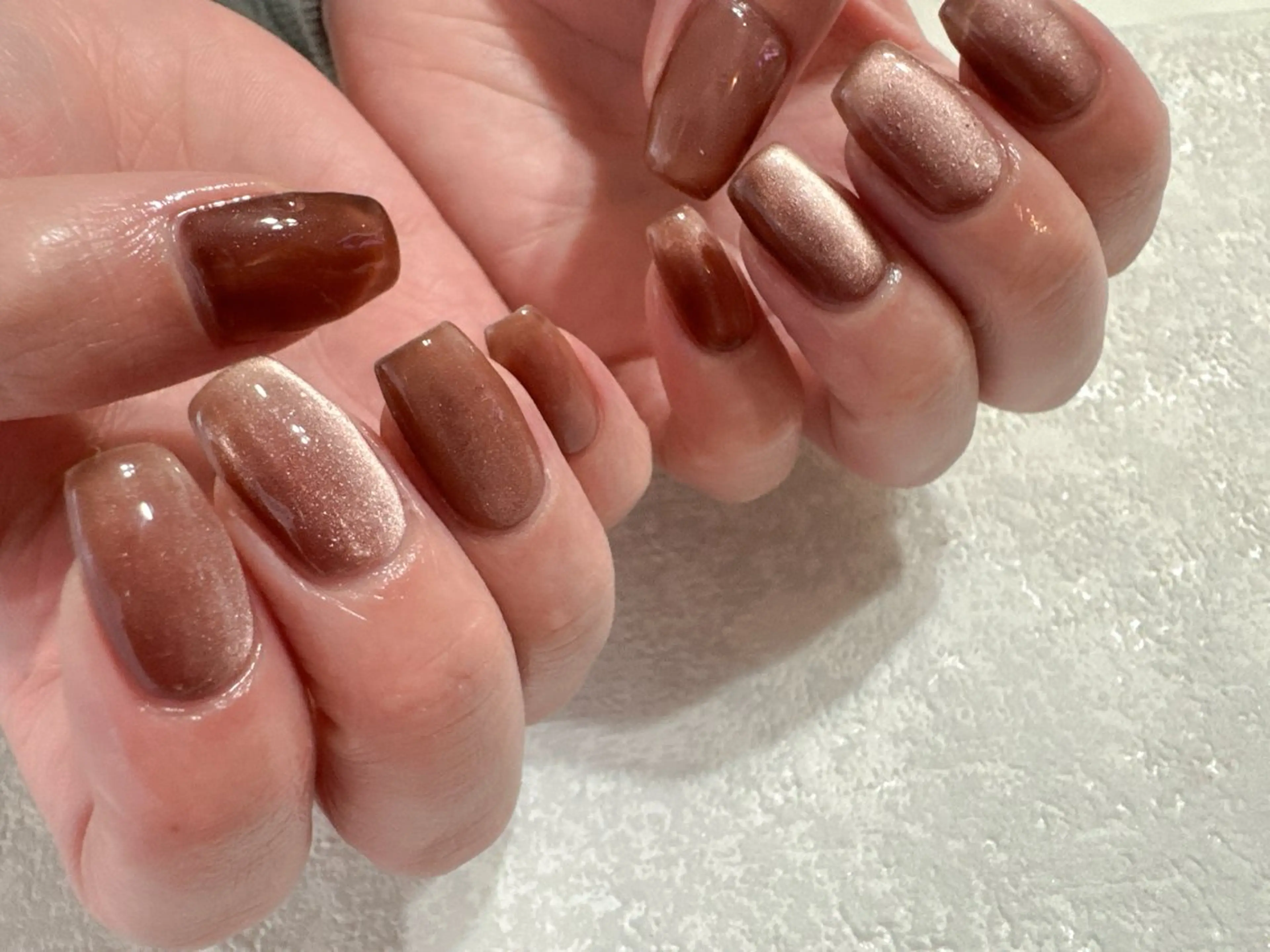 ネイル ジェルネイル キラキラネイル マグネットネイル メンズネイル パラジェル kikinail 溝の口のネイルデザイン