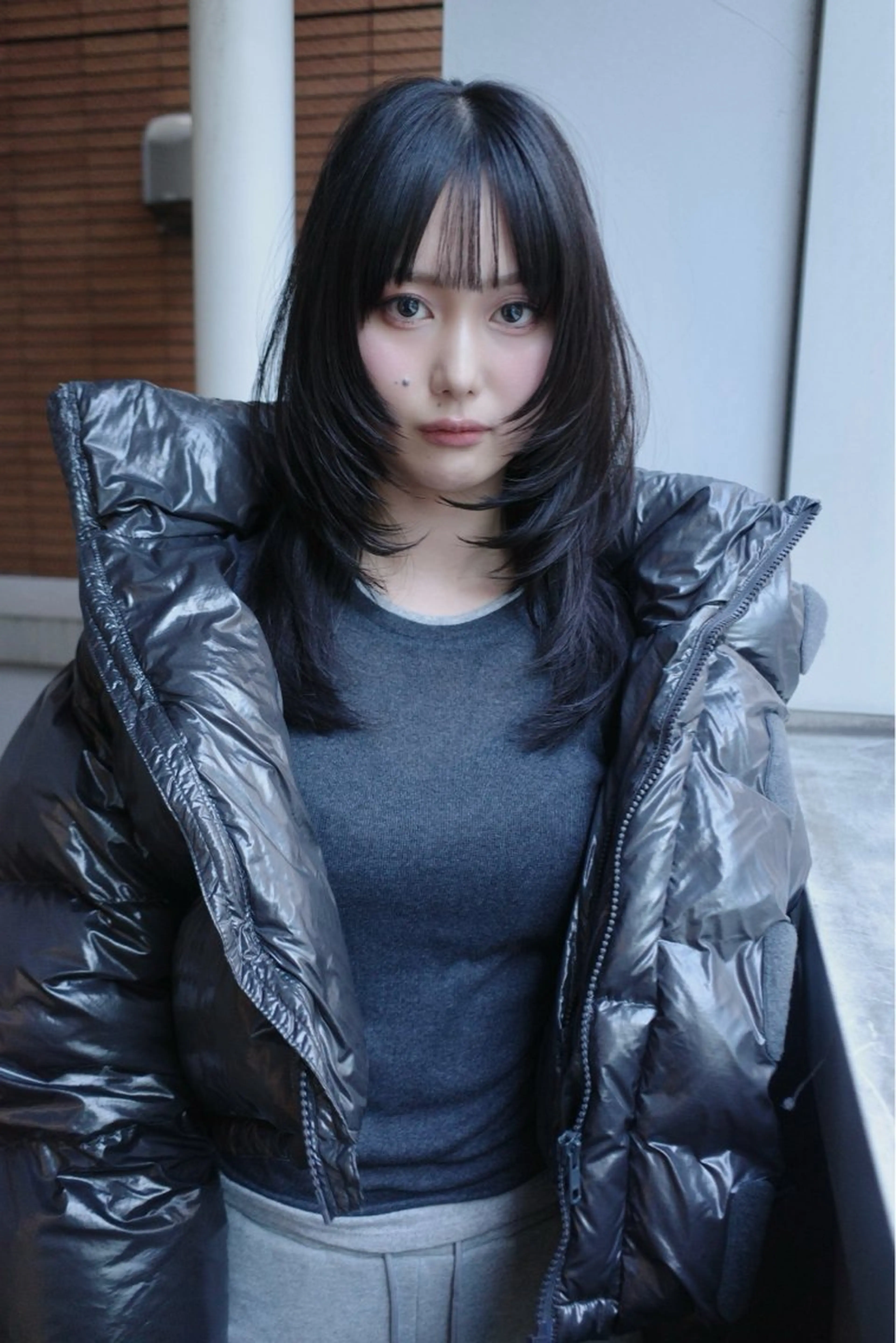 ミディアム カラー ブリーチ😼 ボブ✍️レイヤーのヘアスタイル