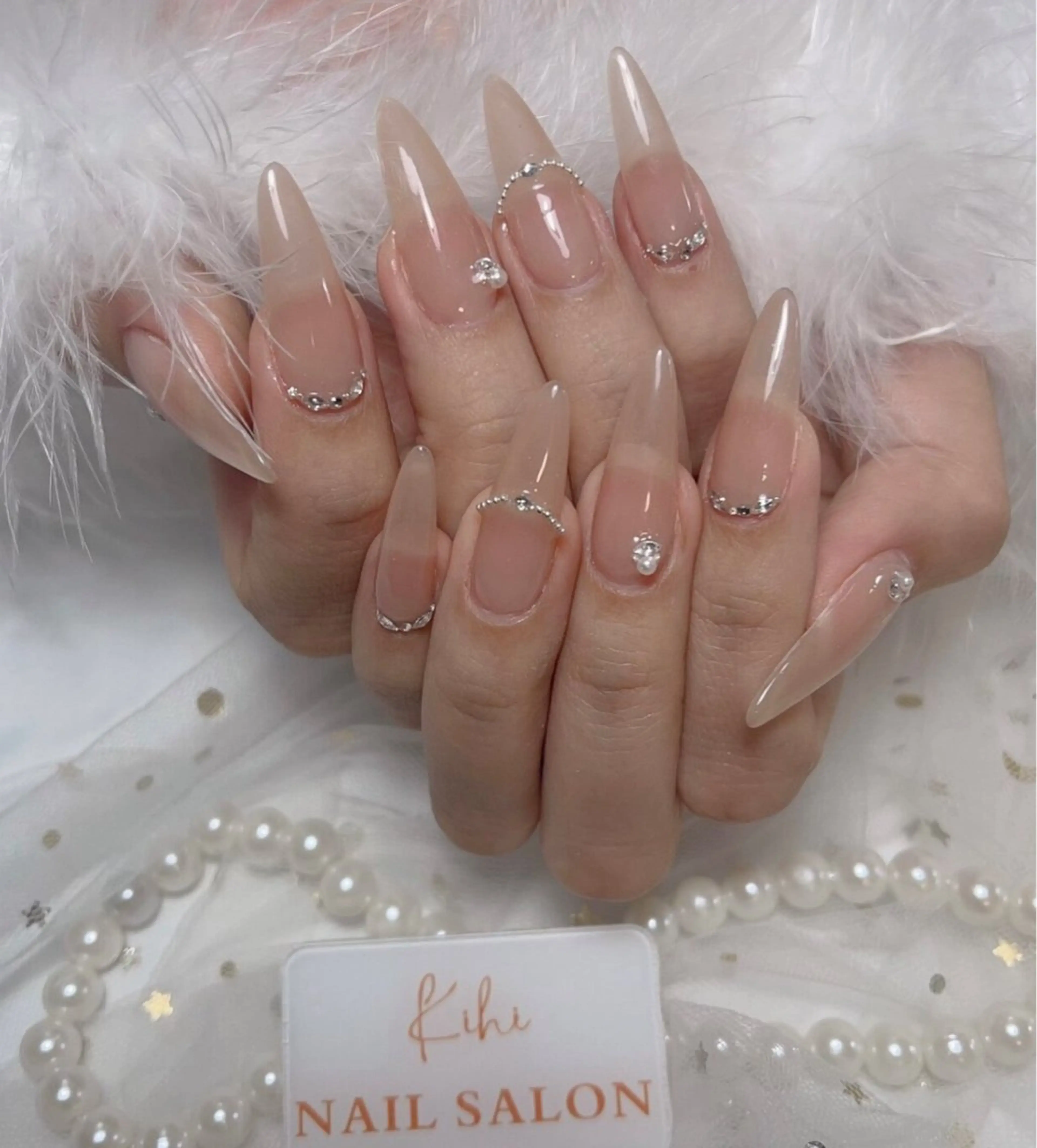 ネイル 持ち込み ネイルチップ 福島 みきのネイルデザイン