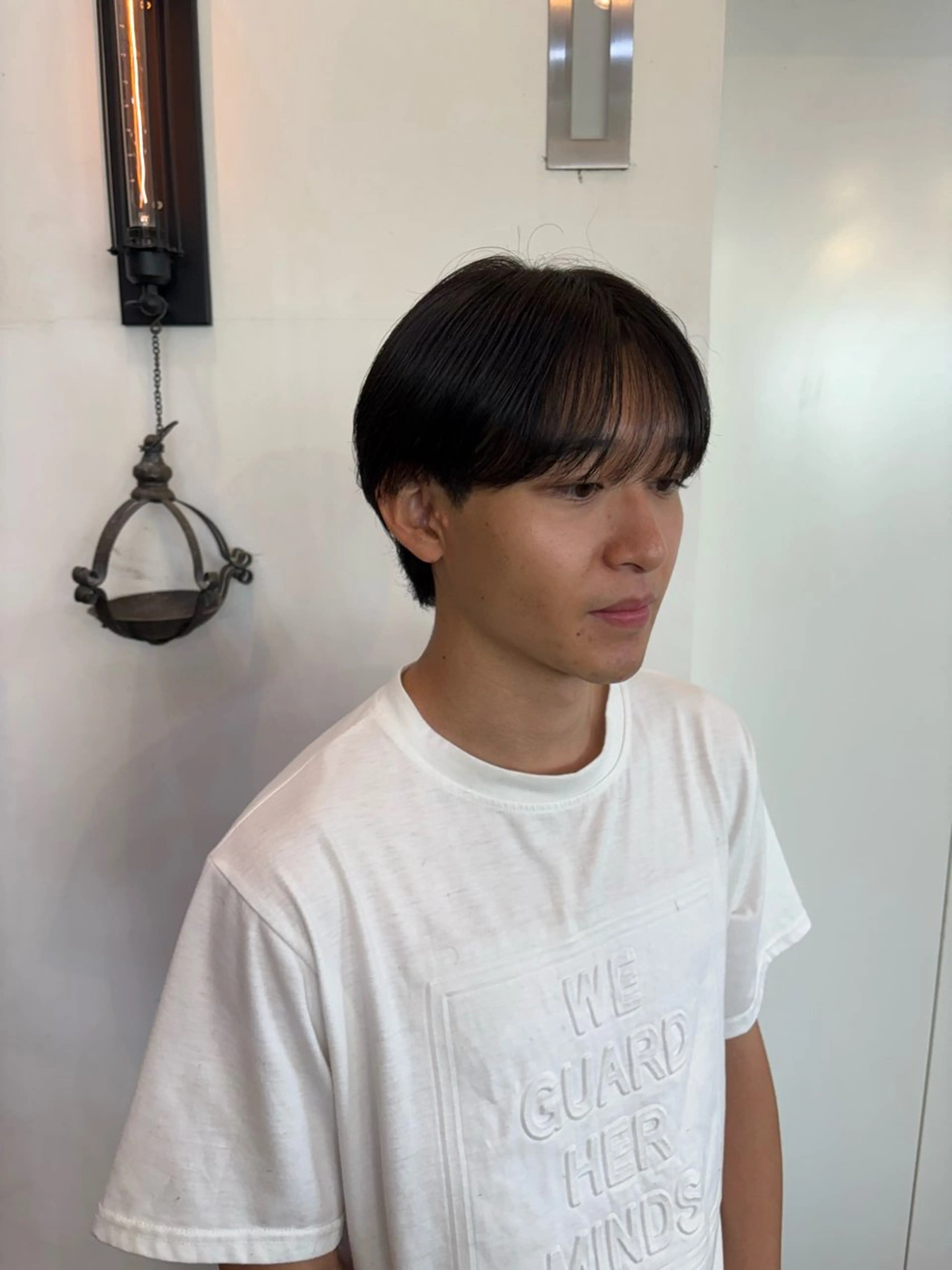 メンズ マッシュ シースルーマッシュ 刈り上げ カット トリートメント 似合わせカット‪// 鶴我万唯華のヘアスタイル