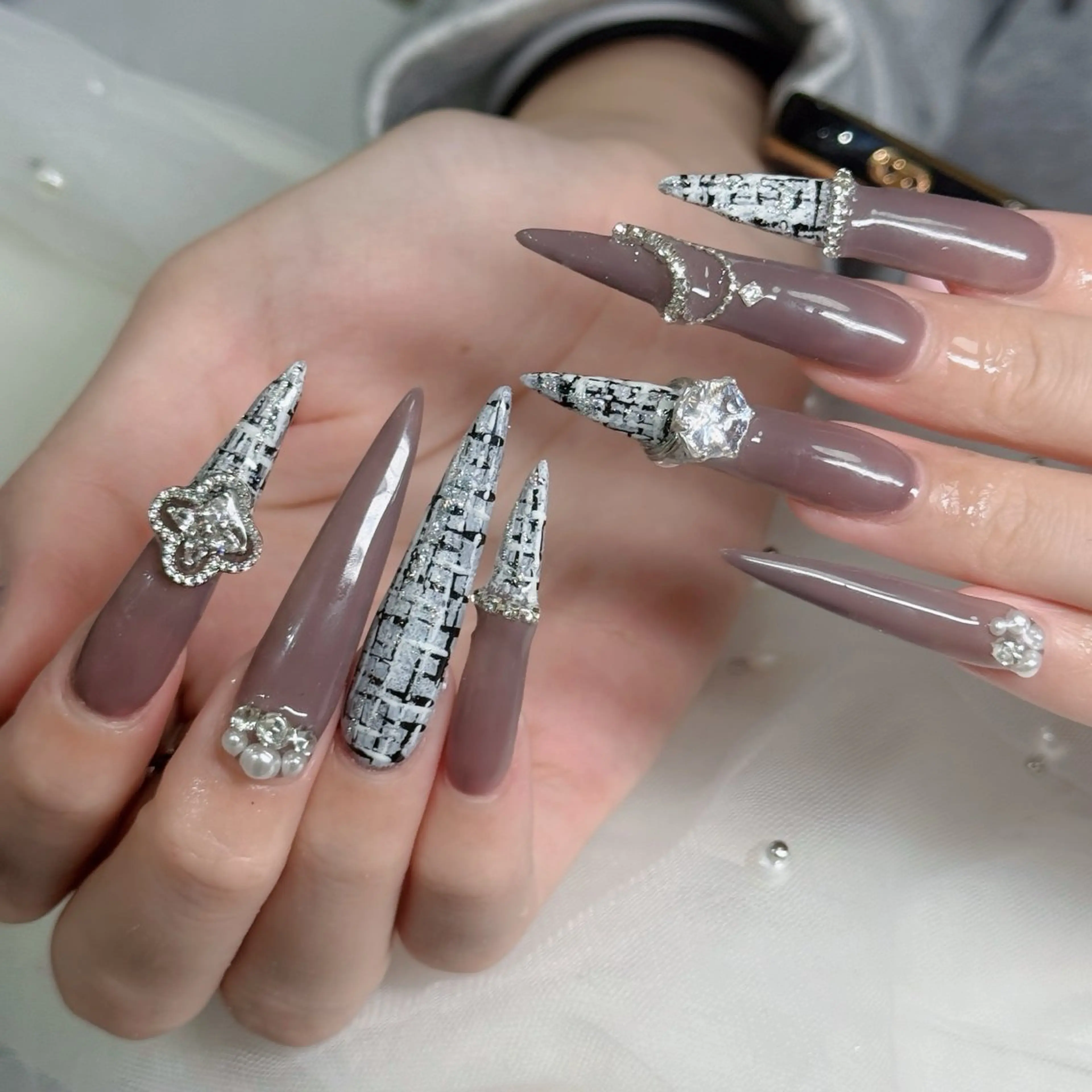 ネイル フットネイル フレンチネイル グラデーション 韓国ネイル ロングネイル ハンドネイル Hani Nail Salonのネイルデザイン