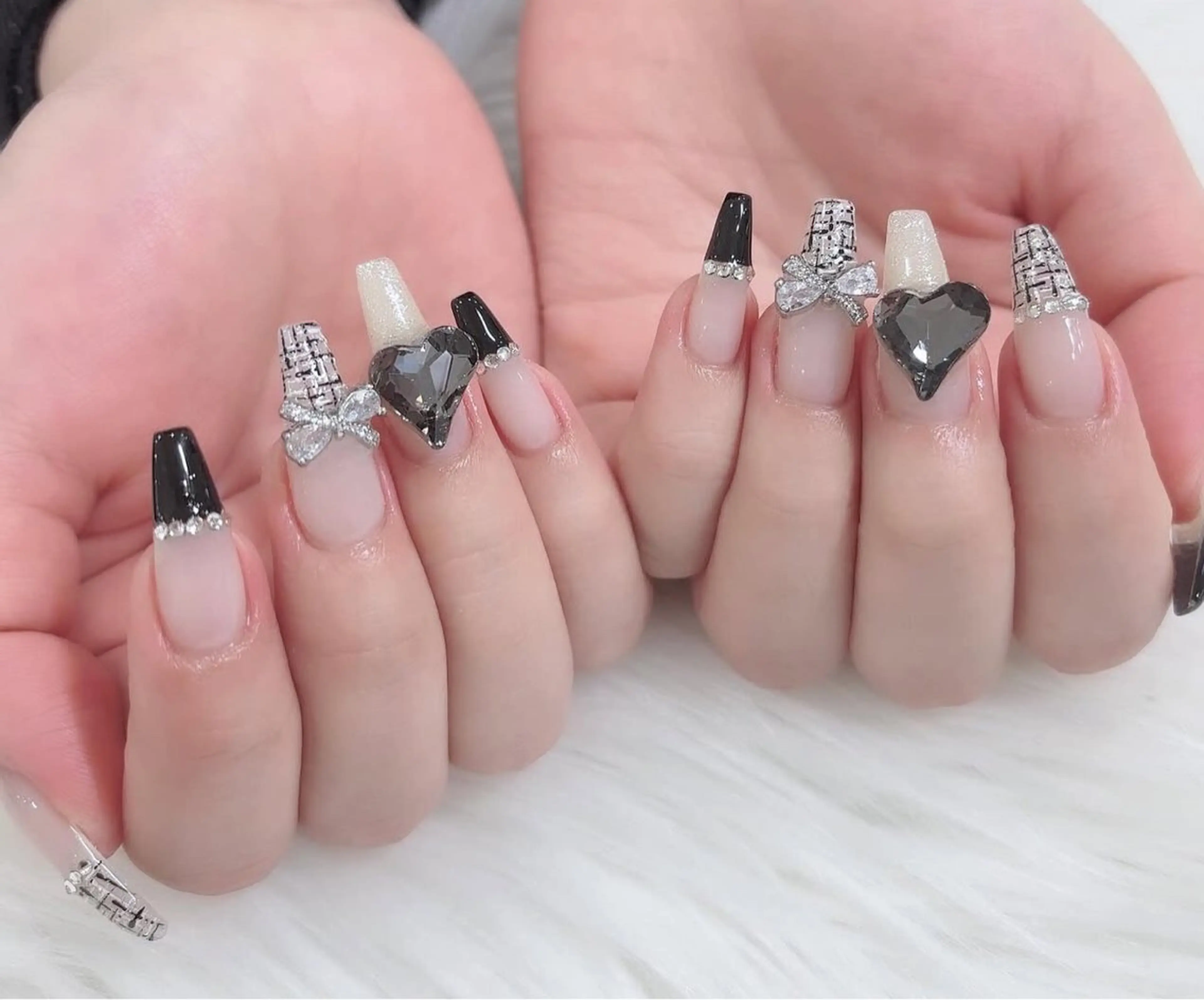 ネイル アートネイル 成人式 ジェルネイル ニュアンスネイル 夏ネイル ハンドネイル neco H.babynailのネイルデザイン